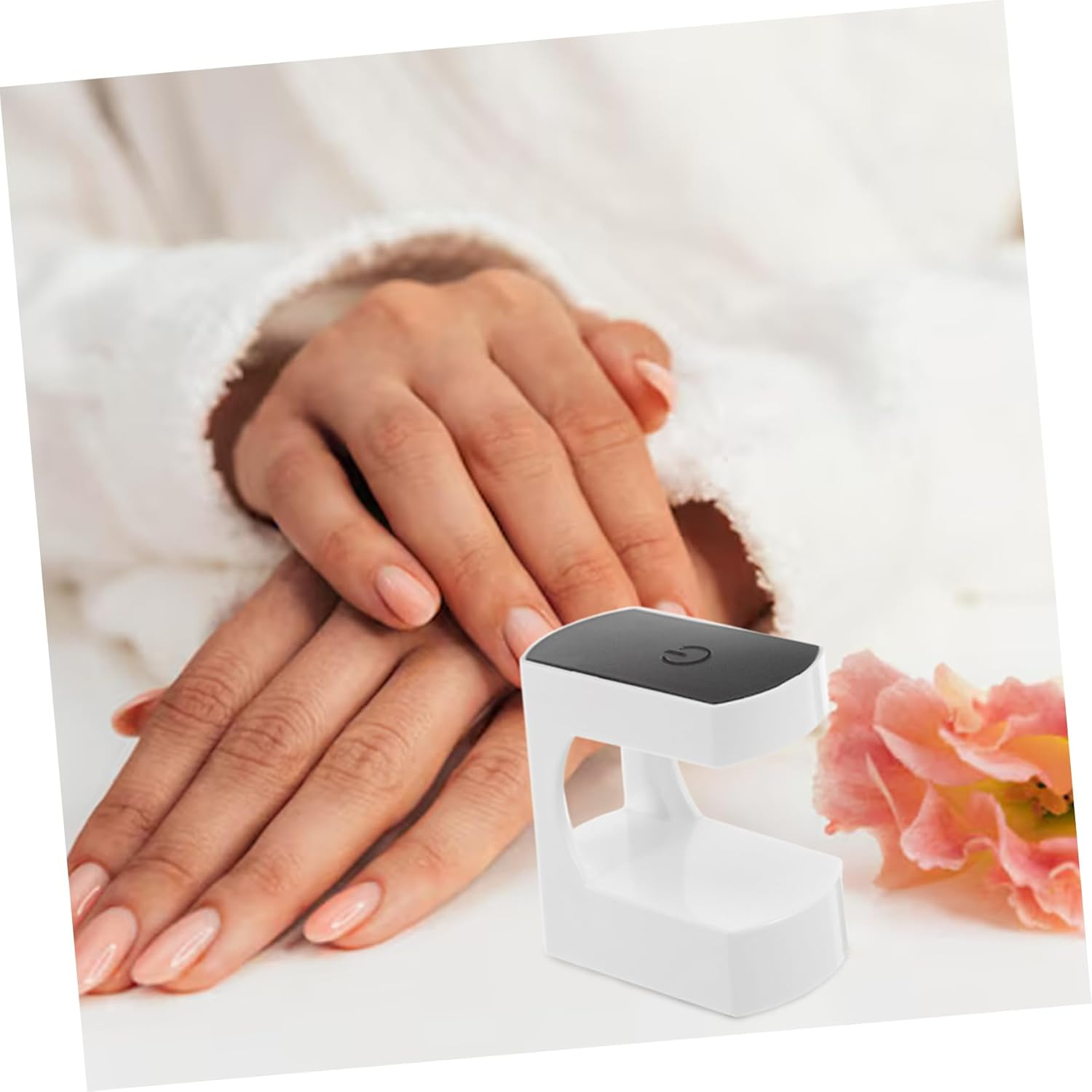 OFFIGAM 2Pcs Mini LED Gel Nails Dryer Lamp Portable USB Single Finger Nail Polish Curing Light Compact for Home Travel Manicure Starters image number 2