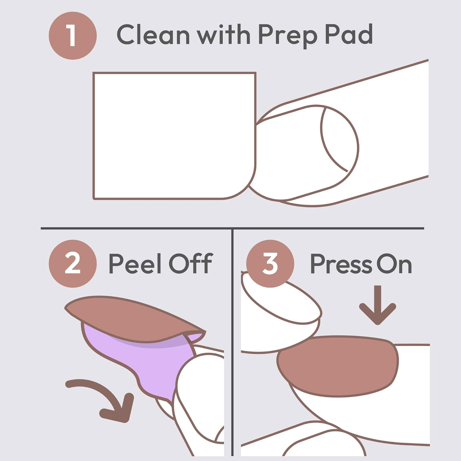 KISS Impress No Glue Mani 30 Pcs Press on Nails, Medium Coffin Design Nail, Red & Pink Flower Print, Simple Peel & Press Easy Apply, Hassel-Free Removal, Essential Tools Included image number 1