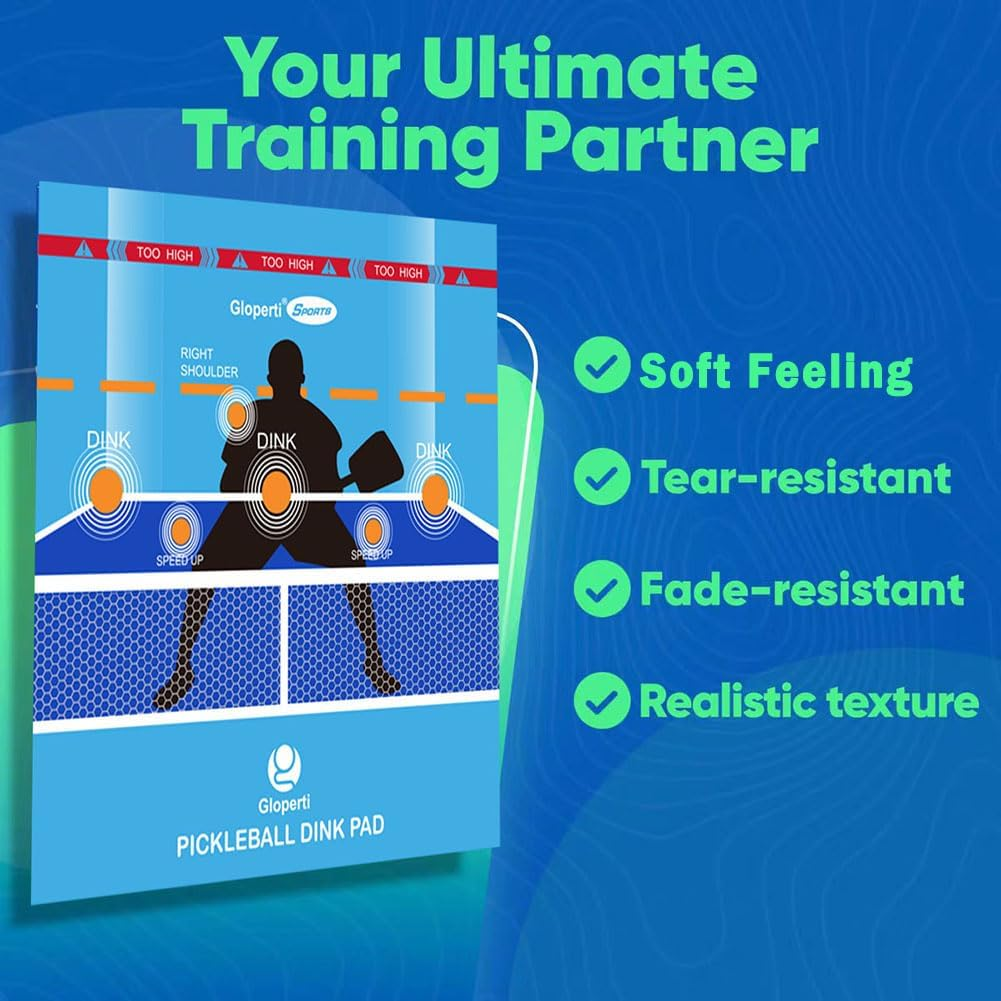Gloperti Pickleball Training Dink Pad Master Practice Aid Soft Feeling Fabric Material for Indoor & Outdoor Use Precision & Game Improvement image number 3