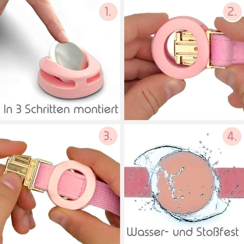 Moosh&trade; Silicone Airtag Holder for Dogs and Cats | Perfect for Pet Trackers | Safe & Stylish image number 4