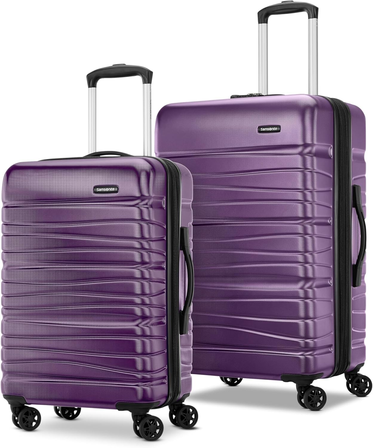 Samsonite Luggage Set - 20" Carry on & 28" Spinner - Hard Shell - Premium 360 Dual Spinner Wheels