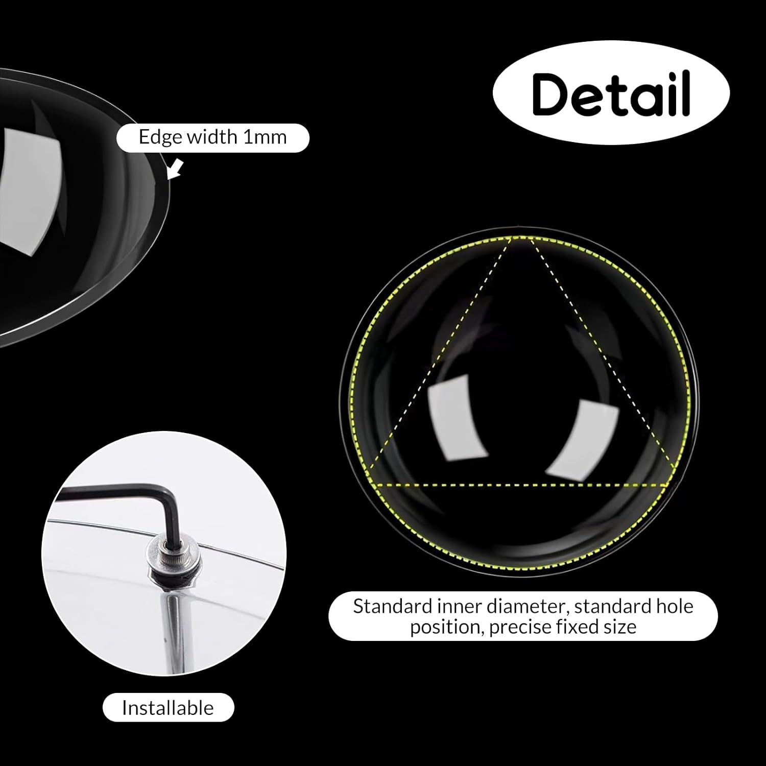 Space Clear Capsule Dome Cover, Acrylic Nest Bed Replacement for Cat Hammock, Tree Shelves, Window Perch DIY Accessories (40Cm)