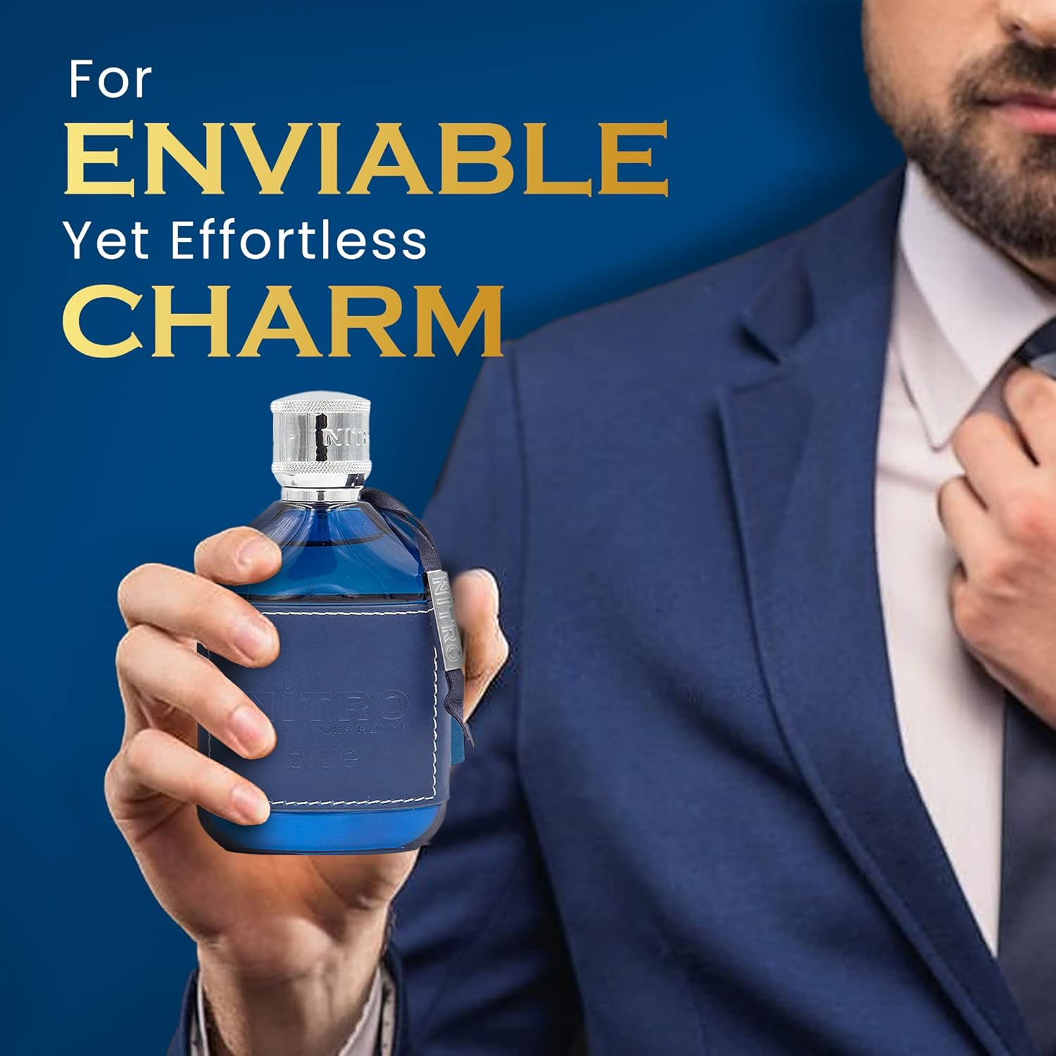 Nitro Blue by Dumont for Men - 3.4 Oz EDP Spray image number 1