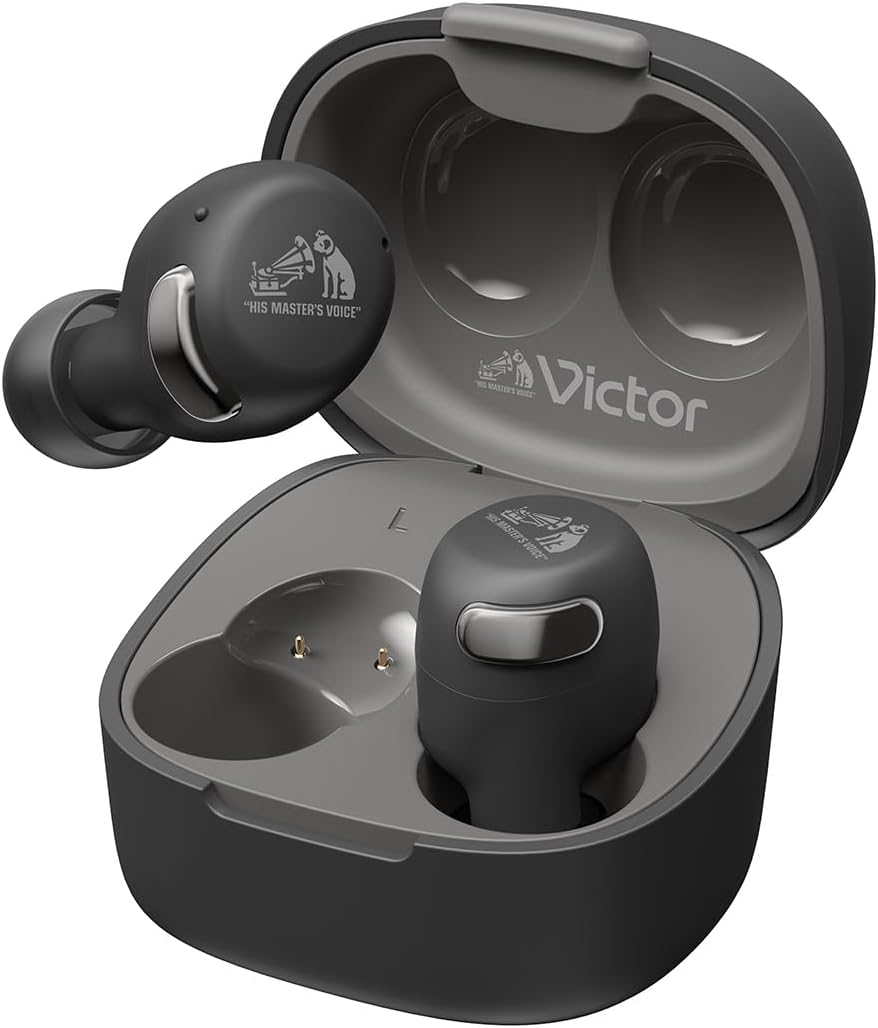 JVC HA-A30T2-W True Wireless Earbuds with Noise Cancelling, Optimised Comfort and Sound Quality, App Control with Multi-Point Connection, White