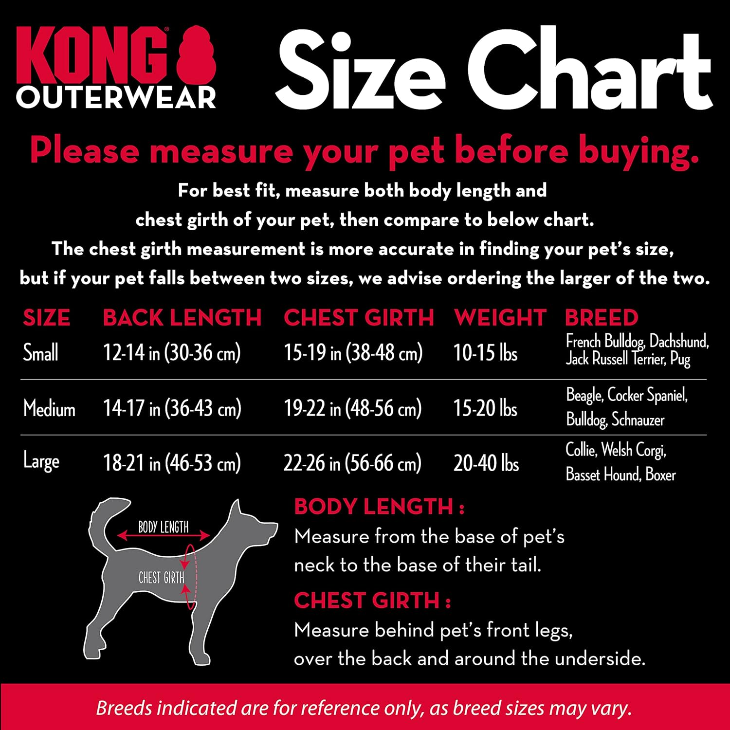 KONG Red Full Coverage Snowsuit for Dogs, Large image number 4