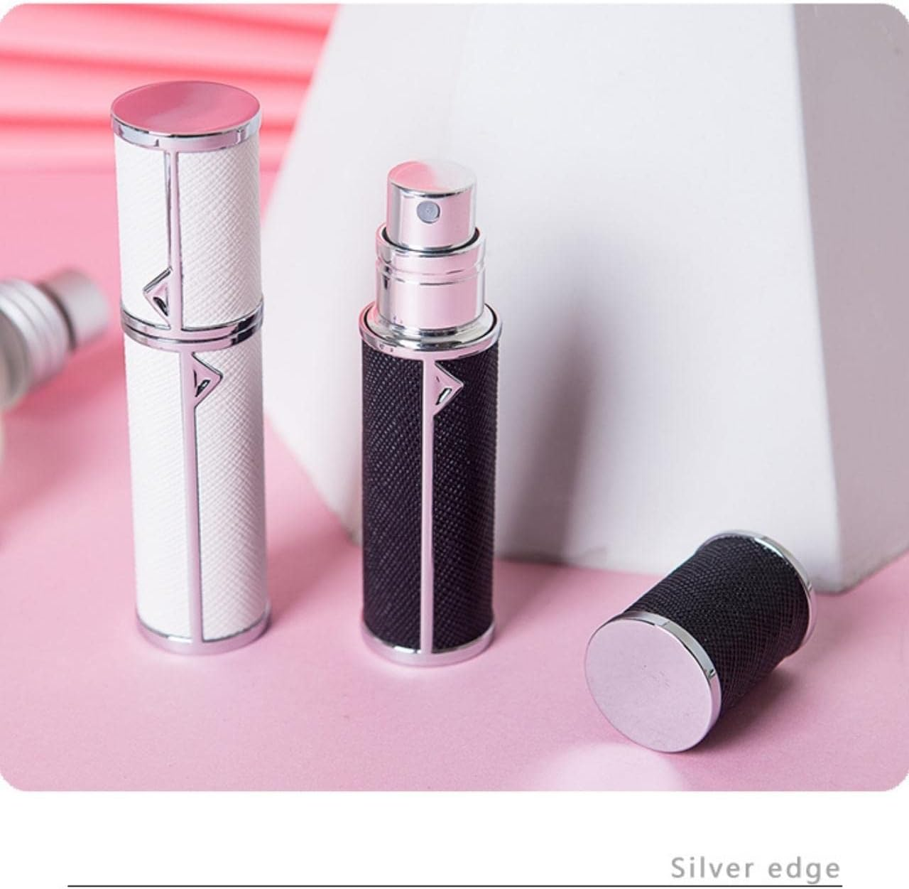 VVGAOGES Perfume Atomiser,Portable Refillable Empty Perfume Spray,Mini Perfume Bottles Empty for Travel 5 Ml (Yb-White) image number 1