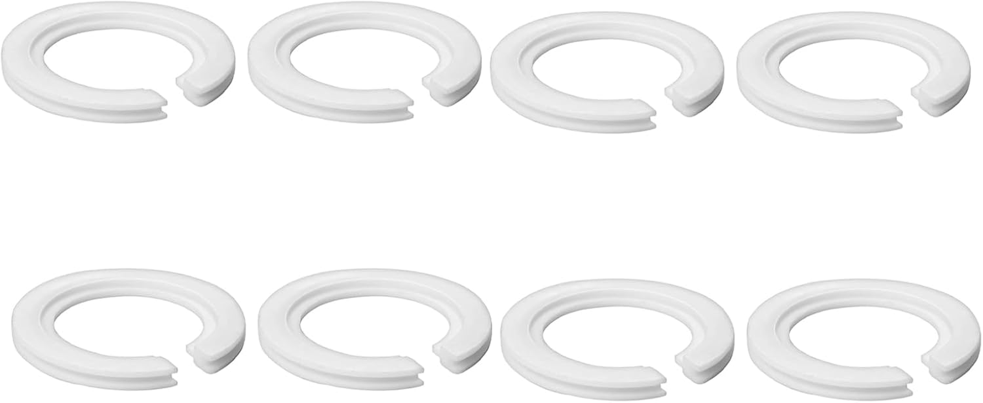 DOETYD 8 Pack E27 to E14 Lampshade Reducing Ring, White Plastic Reducing Ring, Lampshade Reducing Ring, Converter Washer, Convertible Lamp Holder from 42Mm to 29Mm image number 2
