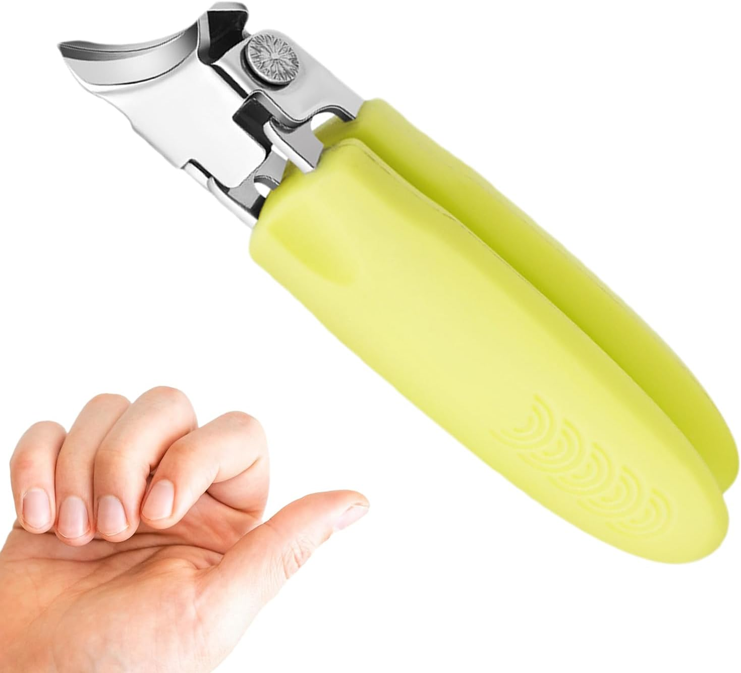 Angled Nail Clippers,Angled Toenail Clippers - Heavy Duty Steel Trimmers for Fingernail Feet Men Women Elderly Travel Grooming Manicure Pedicure