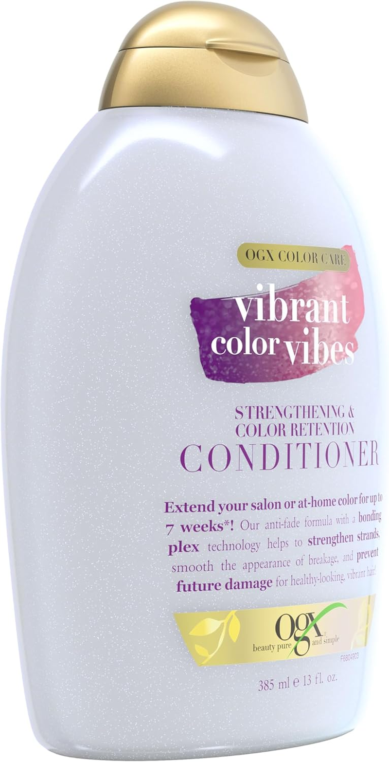Ogx Color Care Strengthening & Color Retention Conditioner for Color Treated Hair 385Ml (Pack of 2) image number 3