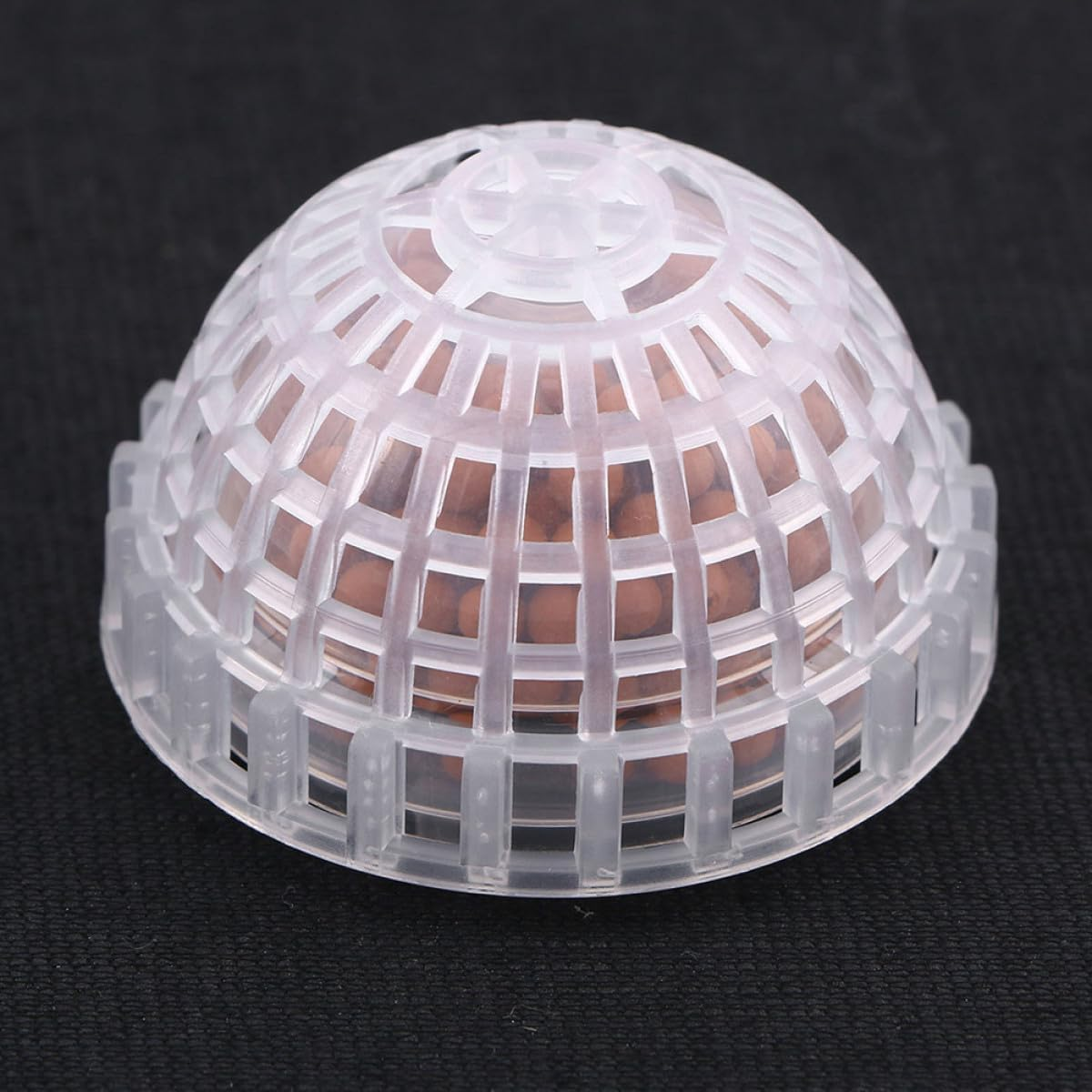 2Pcs Mineral Balls Fish Tank Aquatic Plant Breeding Spheres Hydroponic Container Holder for Small Aquarium Decoration and Root Growth image number 6