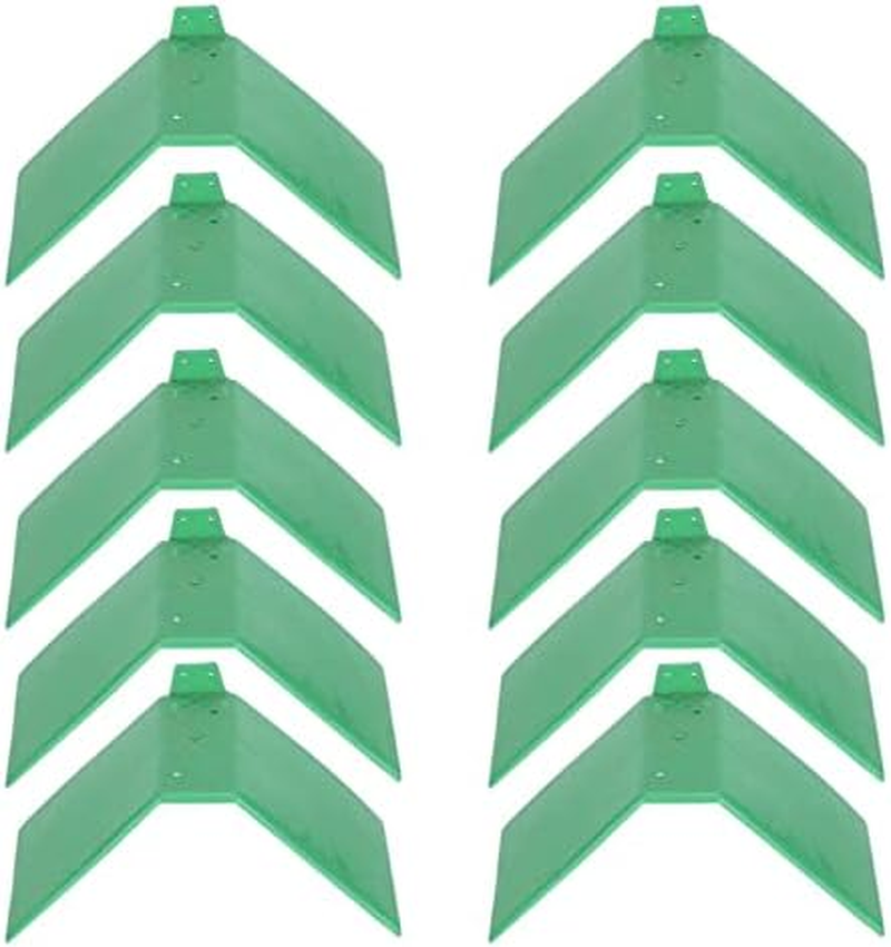 Pssopp 10 Pcs Plastic Small Green Anti-Skid Design Dove Rest Stand Pole Barches Bird Supply, Suitable for Pigeons and Other Birds, High Reliability with Pigeon Rust Frame