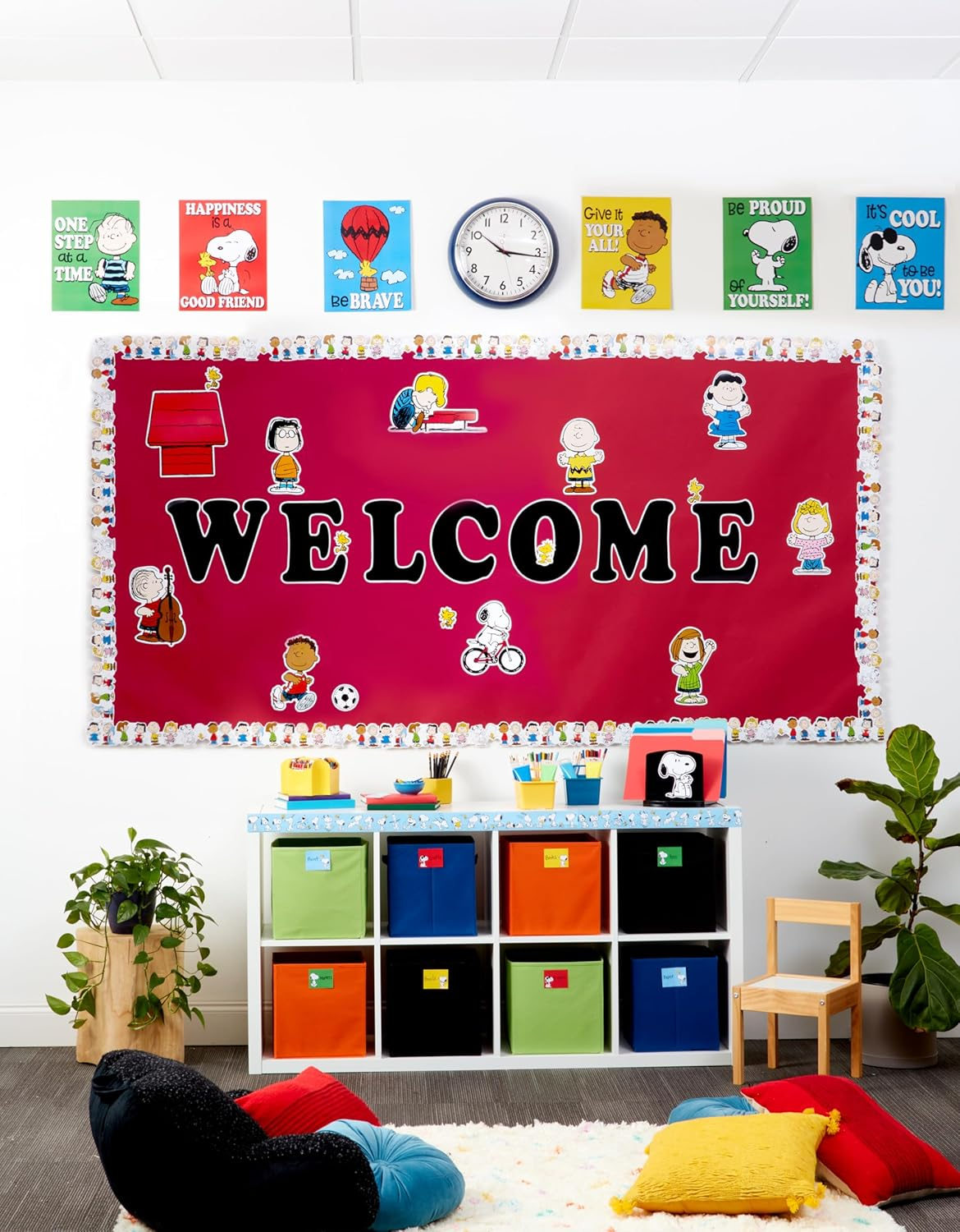 Eureka Peanuts Snoopy Extra Large Stickers for Kids and Teachers, Multicolor, 36 Pieces image number 6