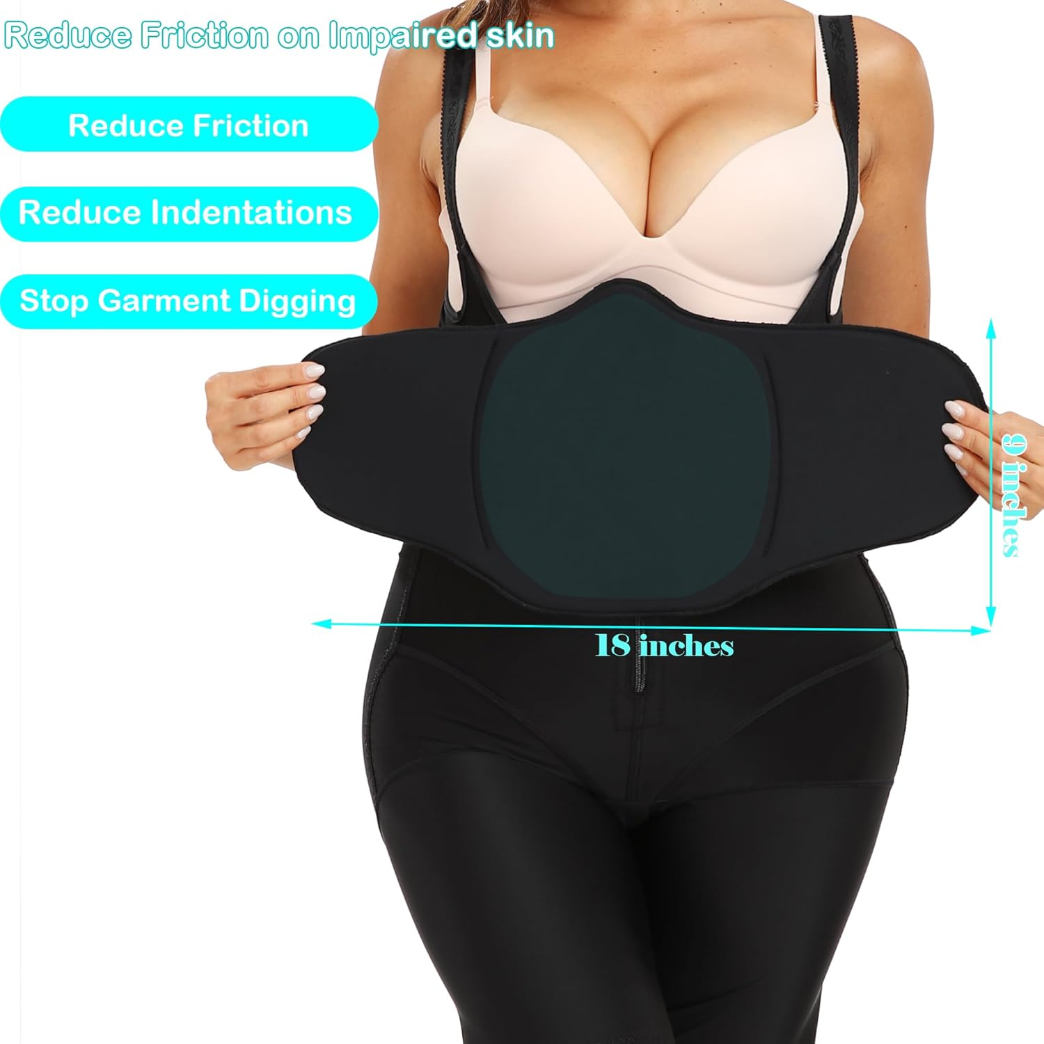 Lipo Foam Abdominal Compression Belly Ab Board 360 Bbl Post Surgery image number 2