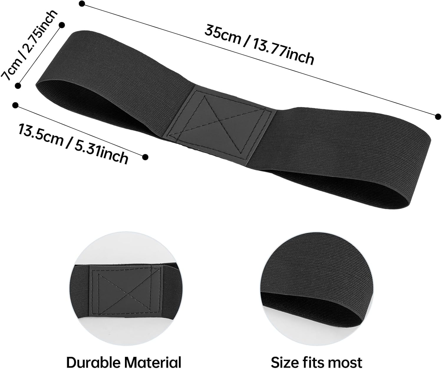 2Pcs Golf Swing Trainer Aid Swing Correcting Arm Band, Golf Swing Training Aid, Black image number 4