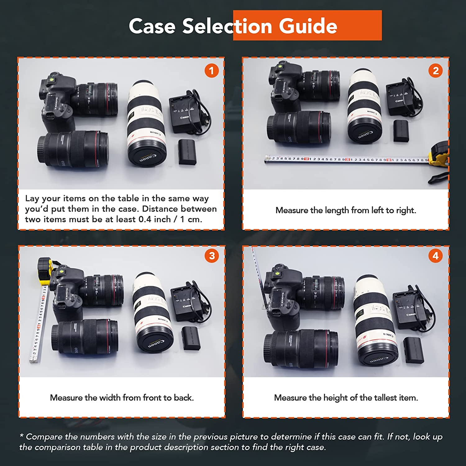 Lykus HC-3820 Waterproof Hard Case with Customisable Foam Insert, Interior Size 38X28X16.5Cm, Suitable for Pistol, DSLR Camera, Lenses, Camcorder, Action Camera, and More image number 5