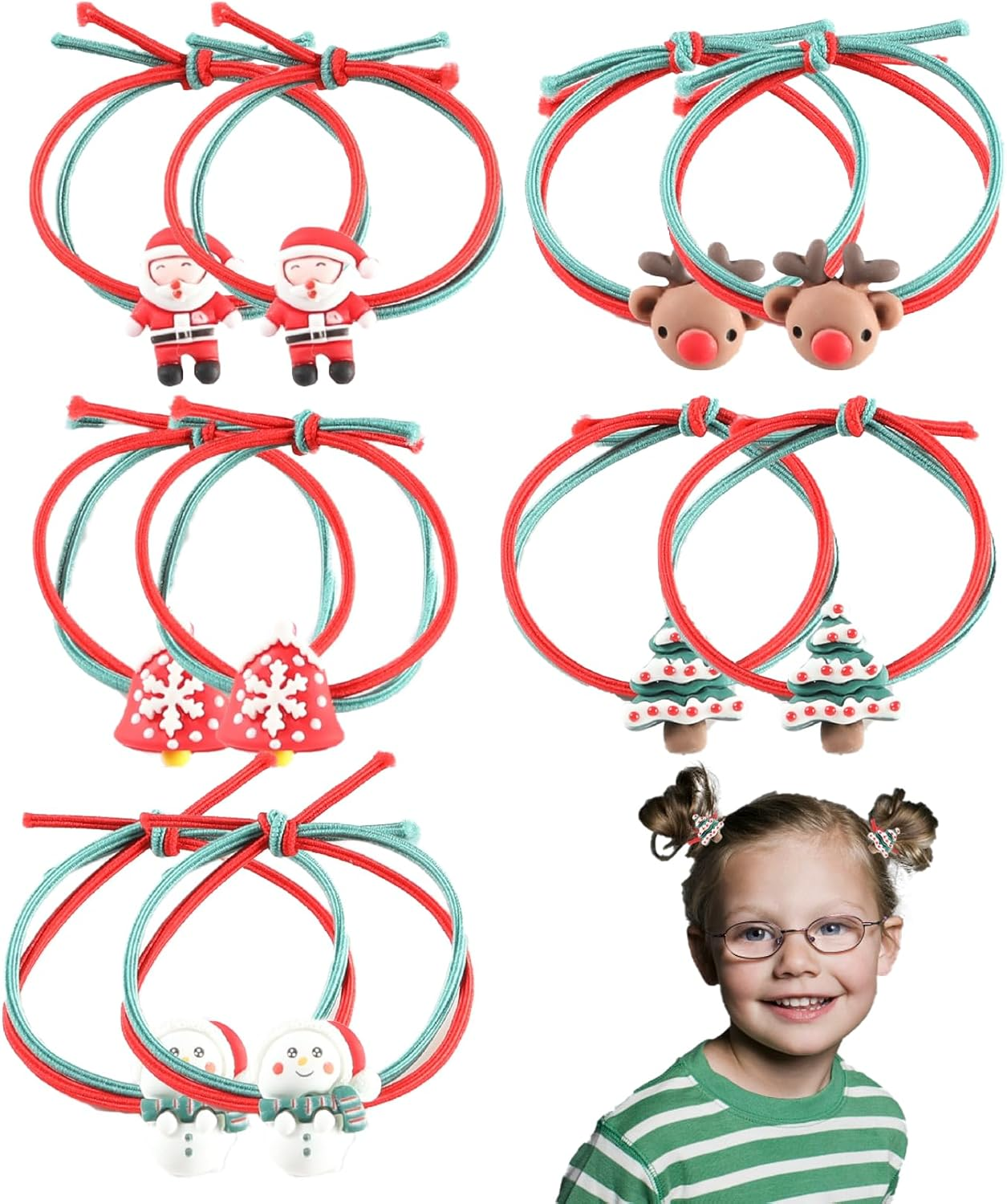 Halloween Skull Hair Ties for Thin Thick Hair,4Pcs Metal Skull Black Hair Elastics Scrunchies No Damage Hair Ropes Ponytail Holders Gothic Halloween Hair Accessories for Womens Girls Cosplay Costume