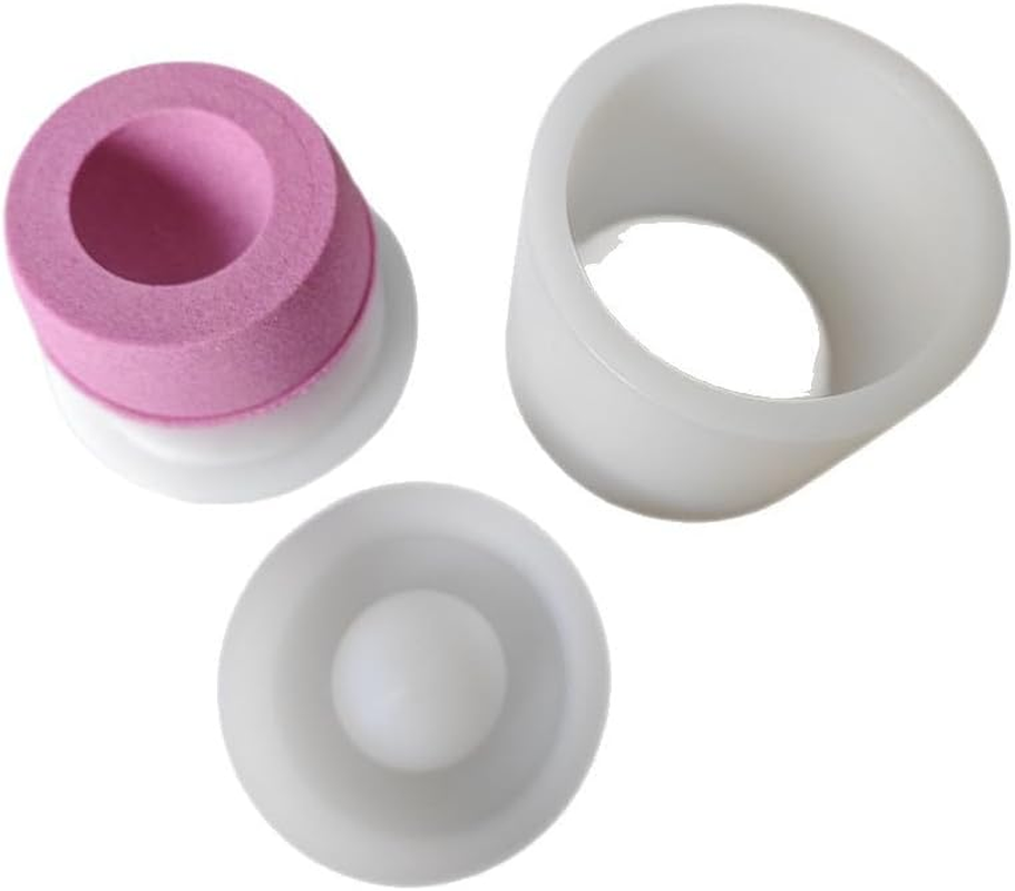 Plastic Spherical with Holes Solid Shampoo Press Bar Mold 2.28Inch 5.8CM Diameter Max Volume 90Ml Bath Bomb Press Sphere Mold Soap Mold image number 5