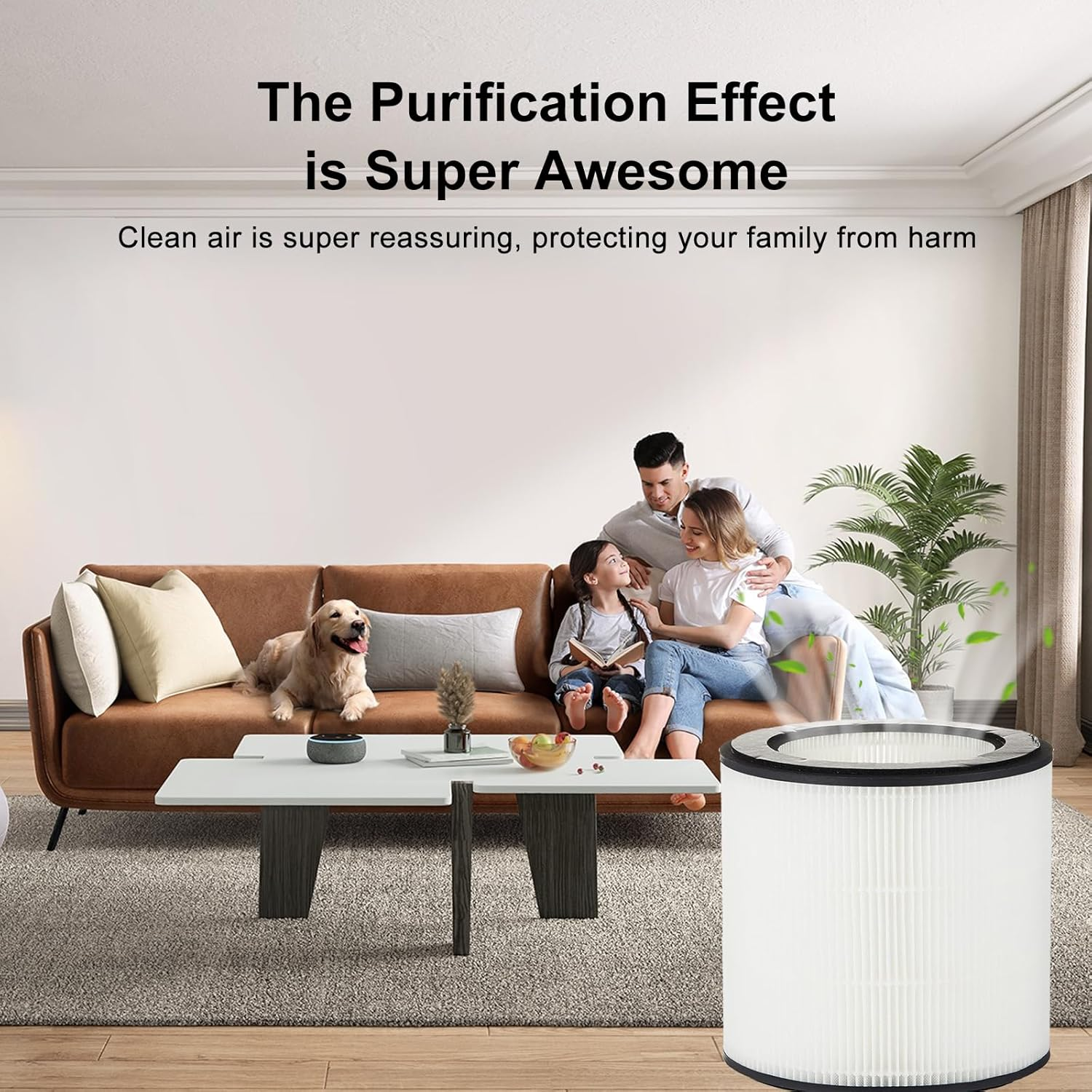 BUCKKO FY0194/30 HEPA Replacement Filter Compatible with Philips 800 & 800I Series Air Purifier (AC0820/30, AC0850/70), Replace Part # FY0194/30