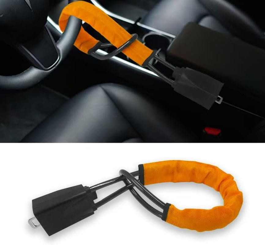 ASENDIWAY Steering Wheel Lock Universal anti Theft Car Lock with 3 Keys Fit Most Cars Vehicle Truck SUV Van