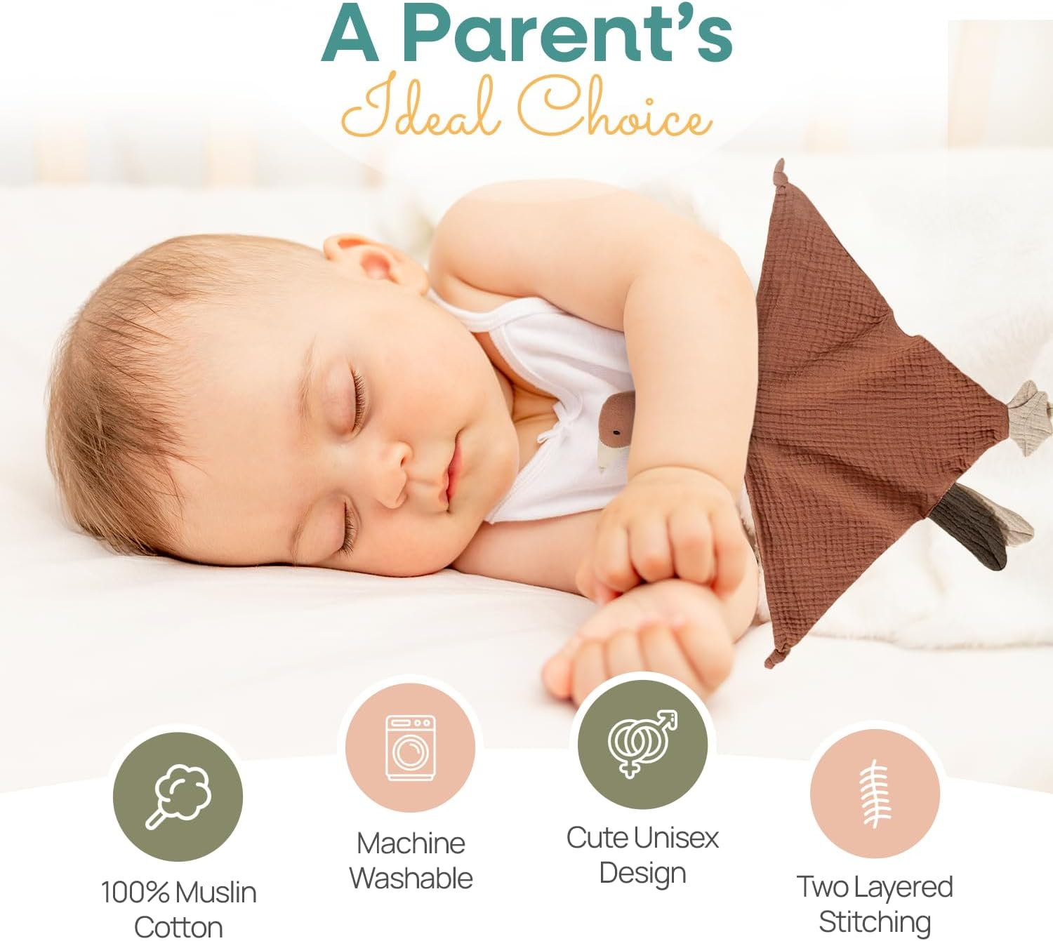 Baby Goose Security Comforter Blanket image number 6