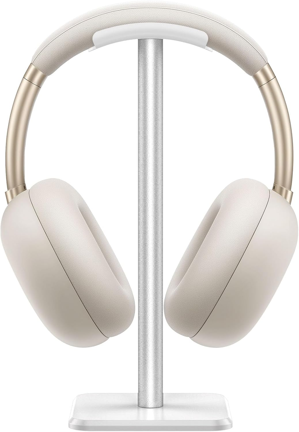 Awobepl Headphone Stand Detachable Headphone Holder Gaming Headset Holder Space Saving Headphone Holder Stand for Most Wired and Wireless Headphones (Black)