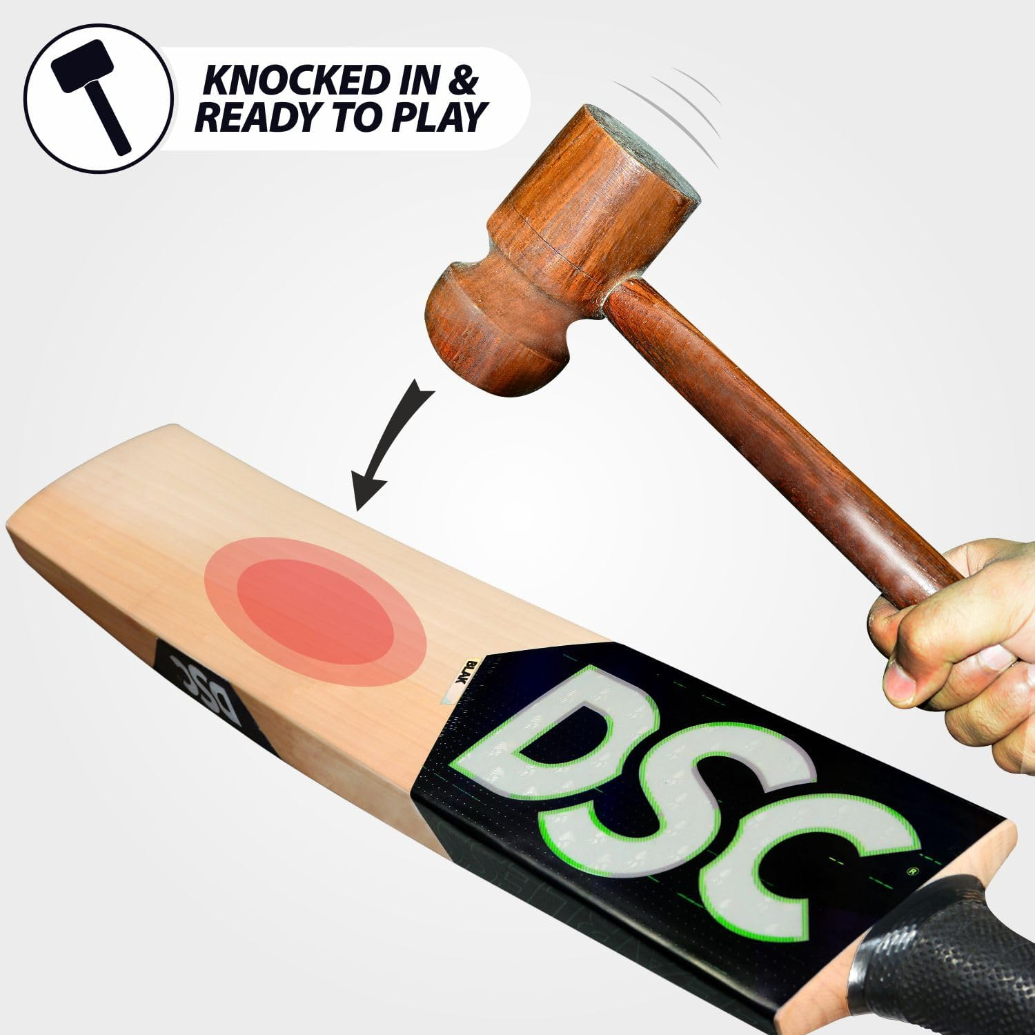 DSC Blak (Player Edition) English Willow Cricket Bat for Mens image number 6