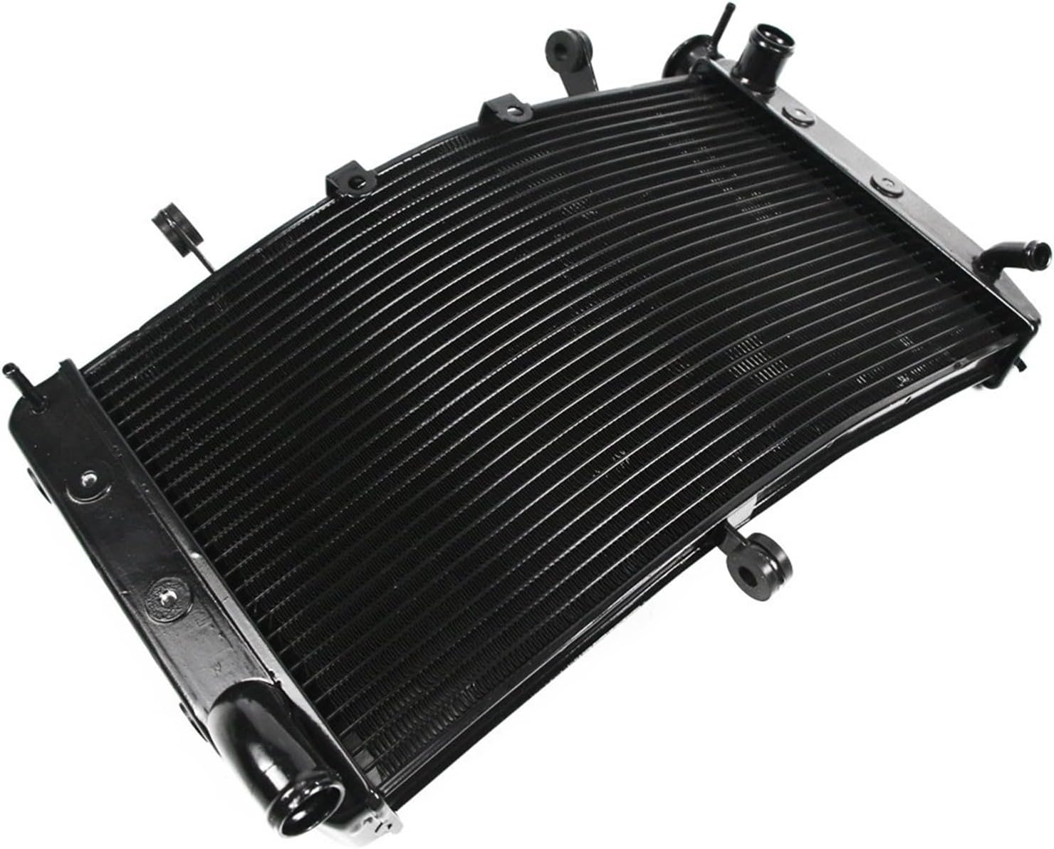 LOTFI Fit for Yamaha FZ1S FZ1N 06-18 FZ1-N FZ1 FZ8 FZ8N FZ8S 11-19 Motorcycle Engine Radiator Aluminium Replace Part Cooling Cooler Black image number 1