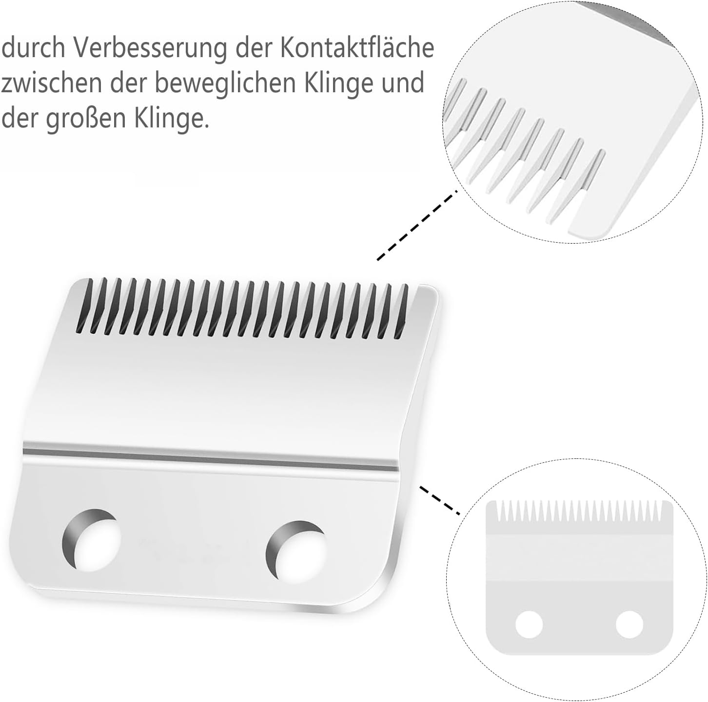 Kaynway Hair Trimmer Replacement Blade Stagger Adjustable Cutting Blade Replacement Blades for Wahl Magic Clip Senior 100Th Anniversary Clipper 8591/8148/8504/81919/1006/8400 image number 4