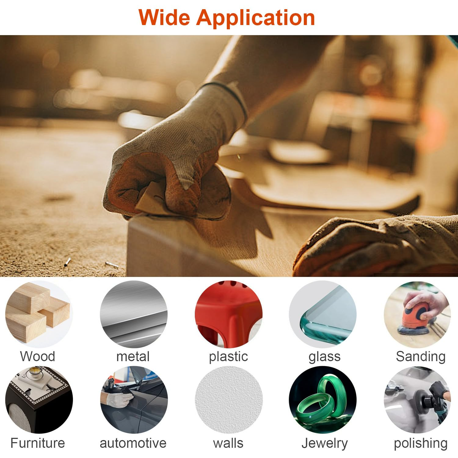 Sand Paper,48 PCS Sandpaper,120 to 5000 Assorted Grit Sandpaper Sheets,9 X 3.6 Inch Premium Wet Dry Sandpaper for Wood Furniture Finishing,Metal Sanding image number 5