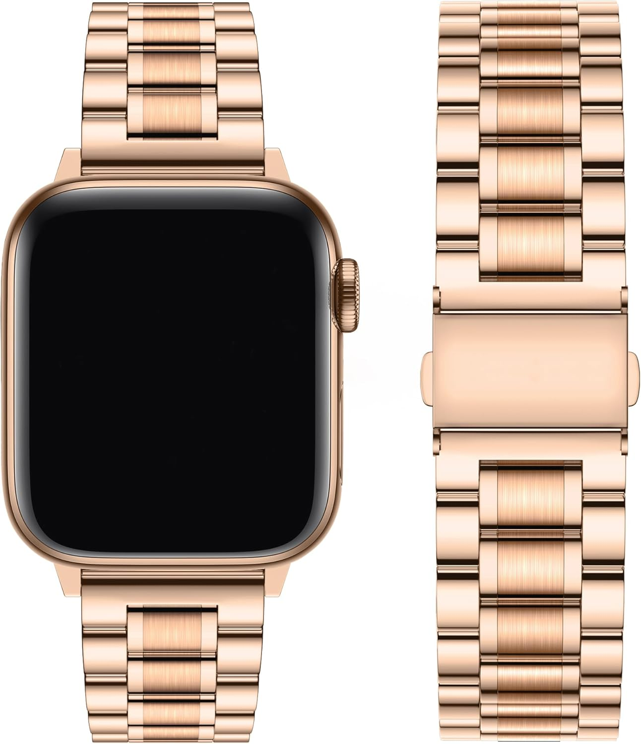 Fullmosa Bands Compatible with Apple Watch Band 45Mm 44Mm 42Mm 46Mm 49Mm 41Mm 40Mm 38Mm with Case,Steel Watch Bracelet Metal Strap for Iwatch Series 11 10 9 8 7 6 5 4 3 2 1 SE3/2/1 Ultra3/2/1