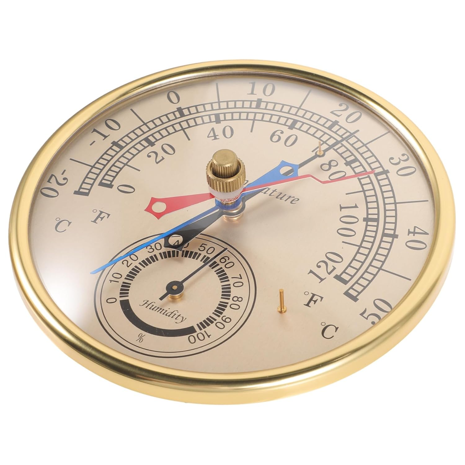 DECHOUS Thermometer and Humidity Gauge for Indoor and Outdoor Use, Wall-Mounted Room Thermometer for Greenhouses and Hotbeds, Max-Min Temperature and Humidity Monitoring Tool image number 4