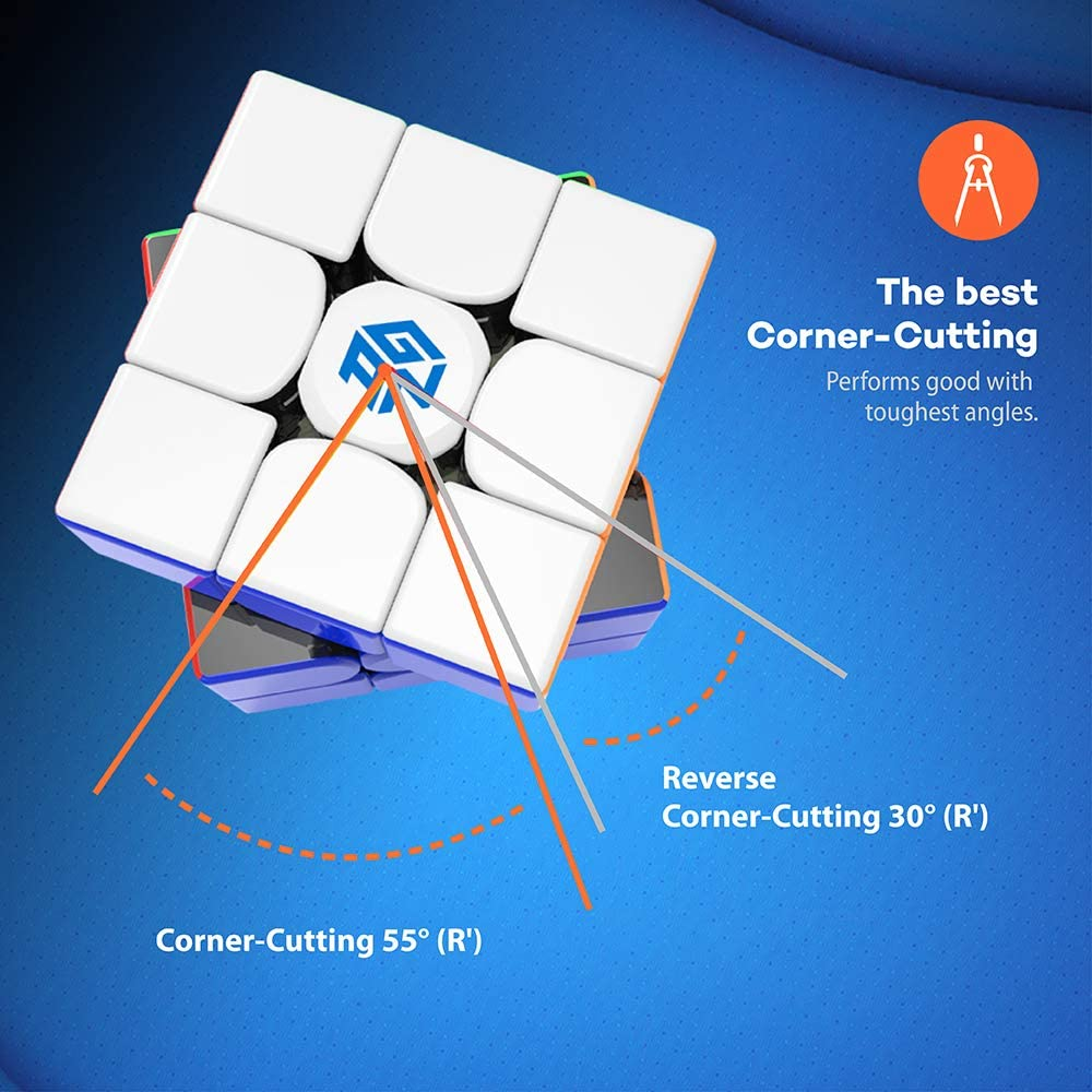 D-Fantix Gan 356 R S 3X3 Speed Cube Stickerless Gans 356R S 3X3X3 Magic Cube Puzzle GES V3 System image number 6