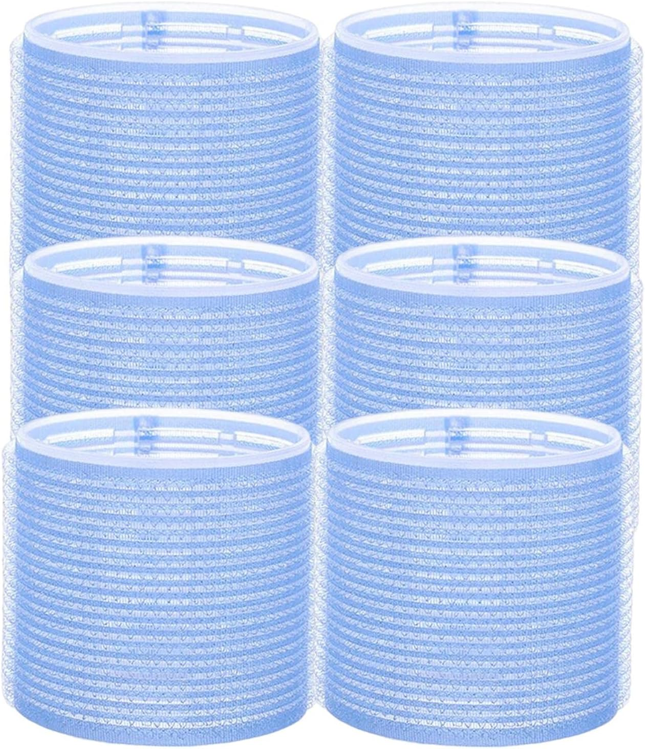 Eigell 6 Pieces Bangs Roll, Styling,Hair Dressing,Curlers,Rollers, Self Adhesive Salon Curly DIY Random Color, Dia 6.4Cm image number 4