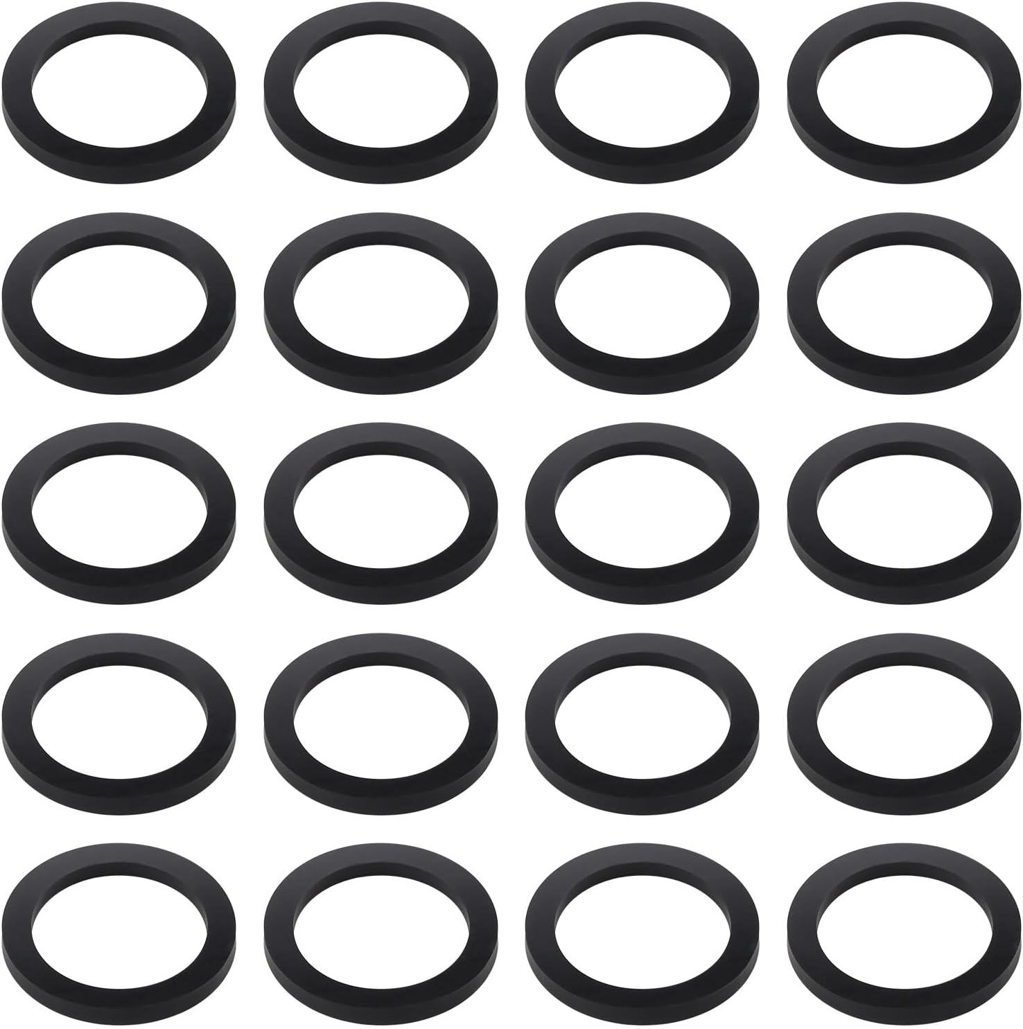 OTOTEC 20PCS Black Rubber Flat Washers 32Mm OD 24Mm ID 3Mm Thickness M24 Flat Washers for Water Butt Tap Faucet Pipe Valve Water Pipe Hose Bolt image number 2