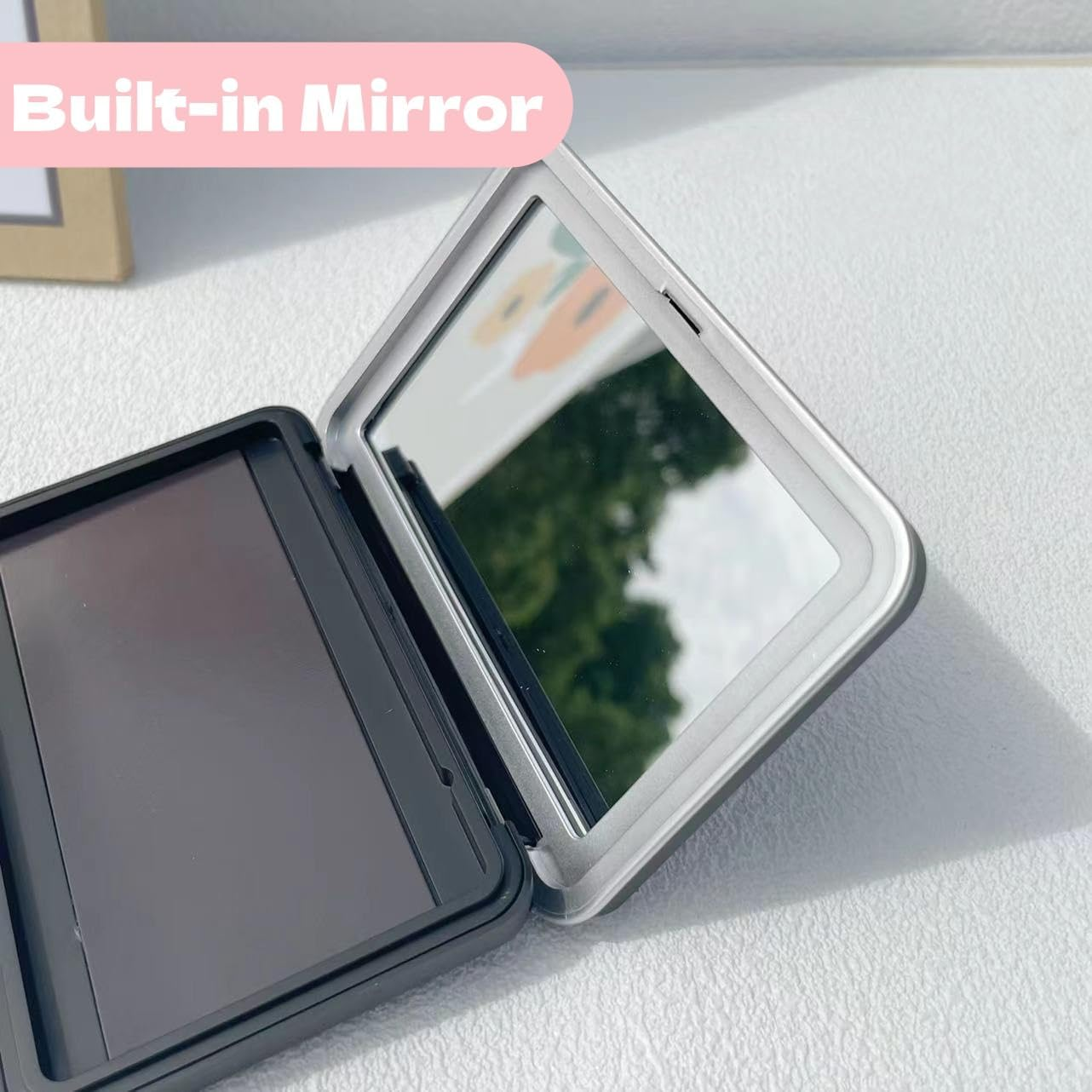 Empty Magnetic Palette Eyeshadow Makeup Palette with Mirror for Eyeshadow Lipstick Blush 1 Piece (M, Gram, 1) image number 4