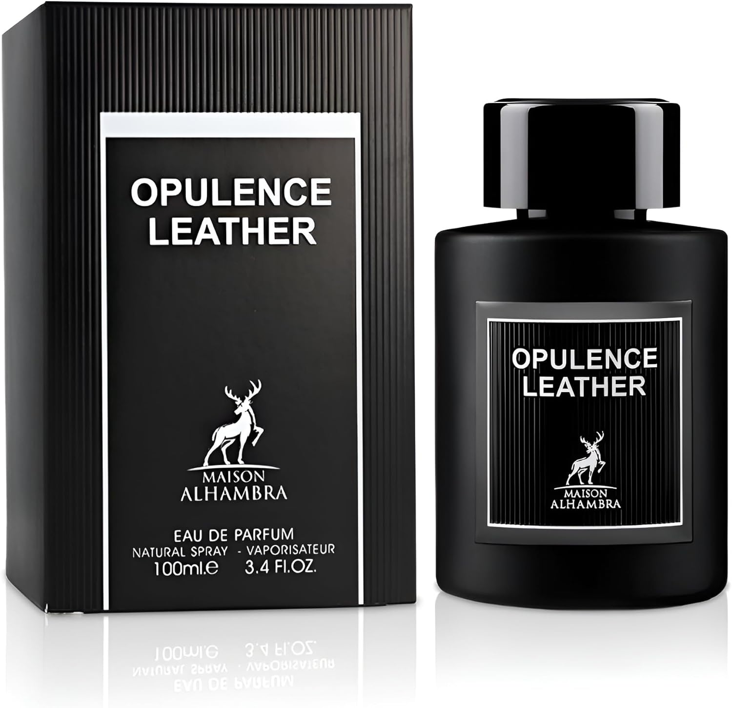 Opulence Leather by Maison Alhambra for Men - 3.4 Oz EDP Spray