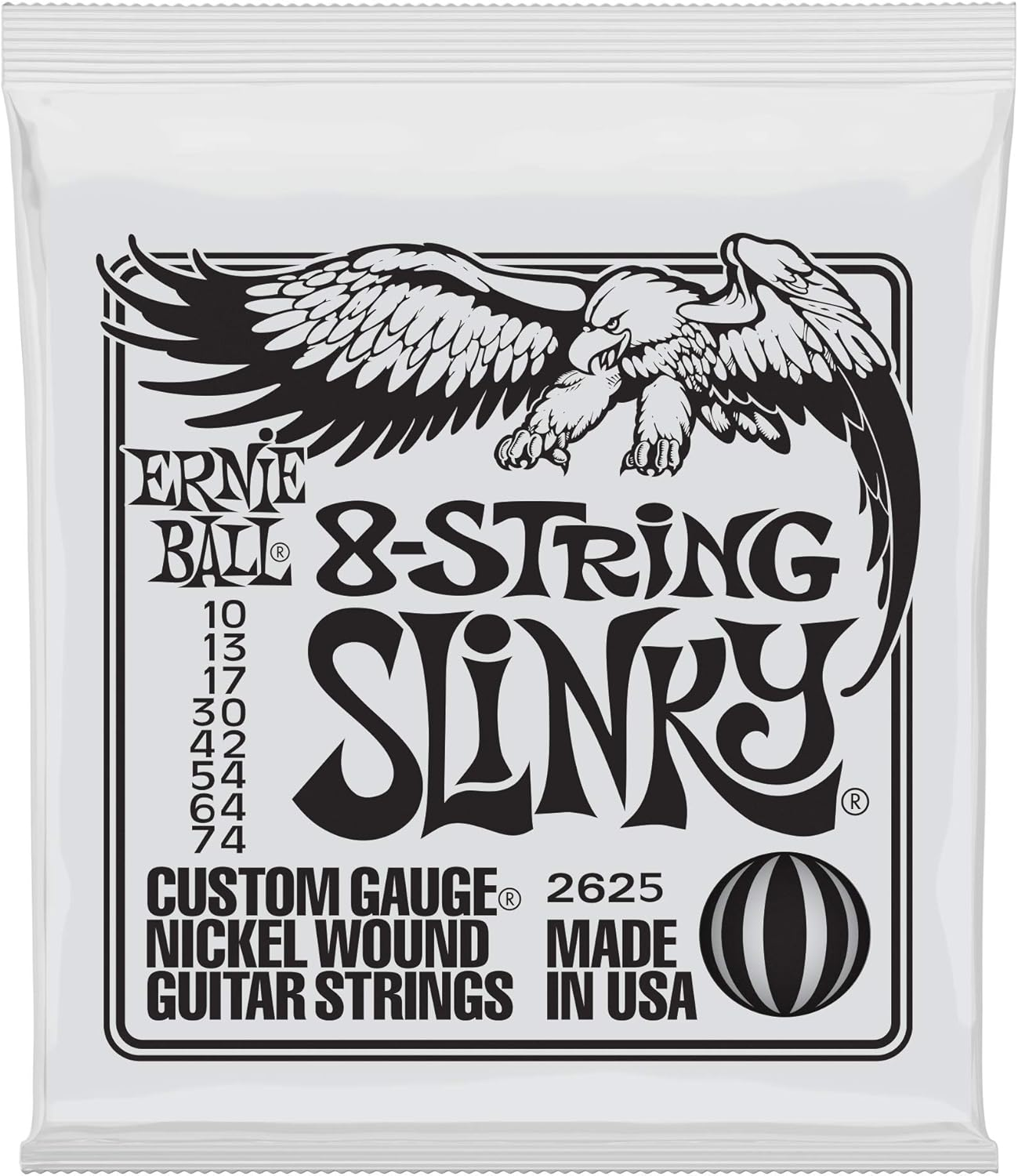 Ernie Ball Slinky 9-String Nickel Wound Electric Guitar Strings - 9-105 Gauge image number 3