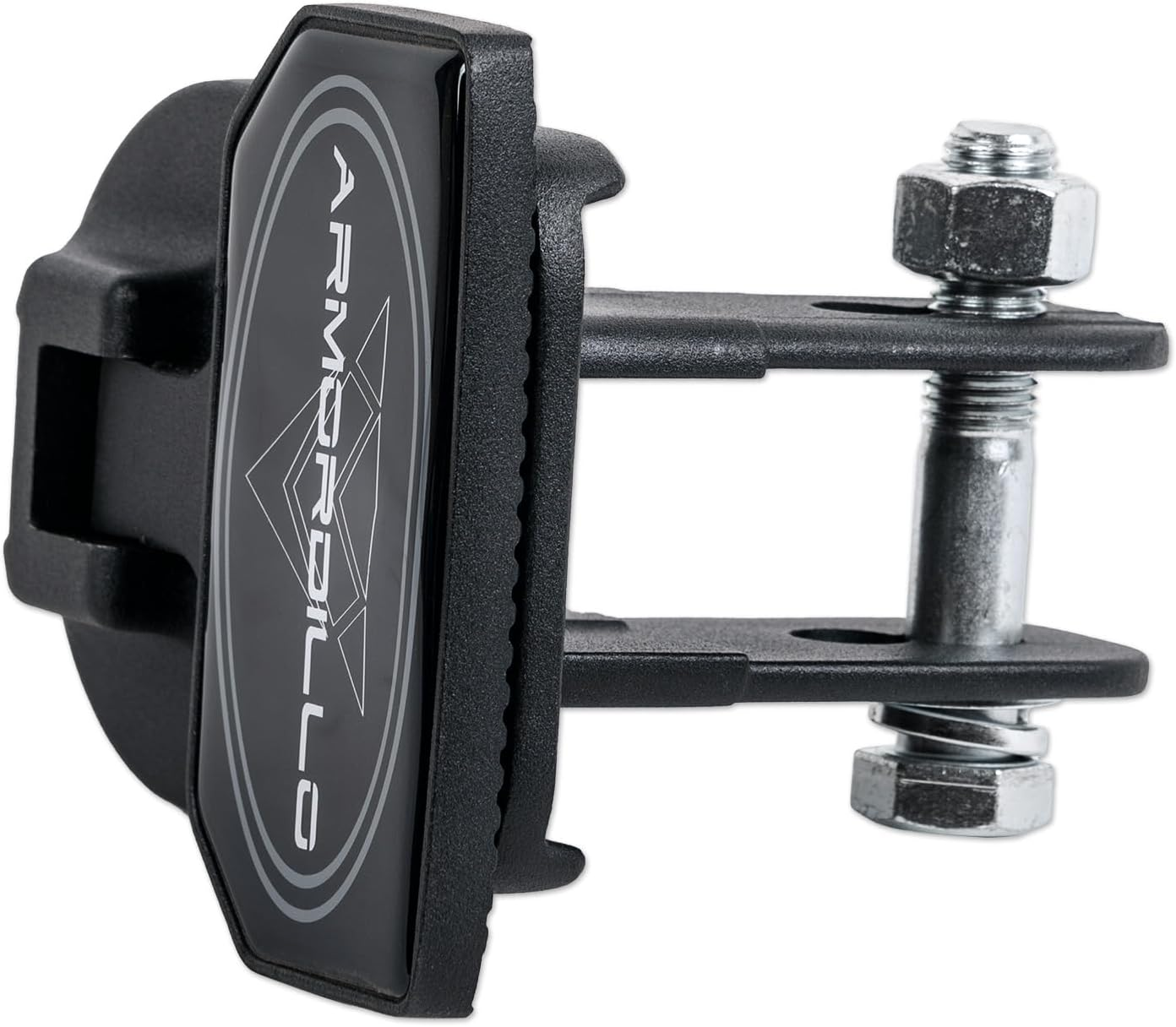 Armordillo FD Series 5" Foldable Rear Hitch Step|Compatible for Class 4 Trailer Hitch 2" Receiver|Hitch Step Bar|Folding Fold-Up Rear Step|8724552|Matte Black|Steel|Universal image number 2