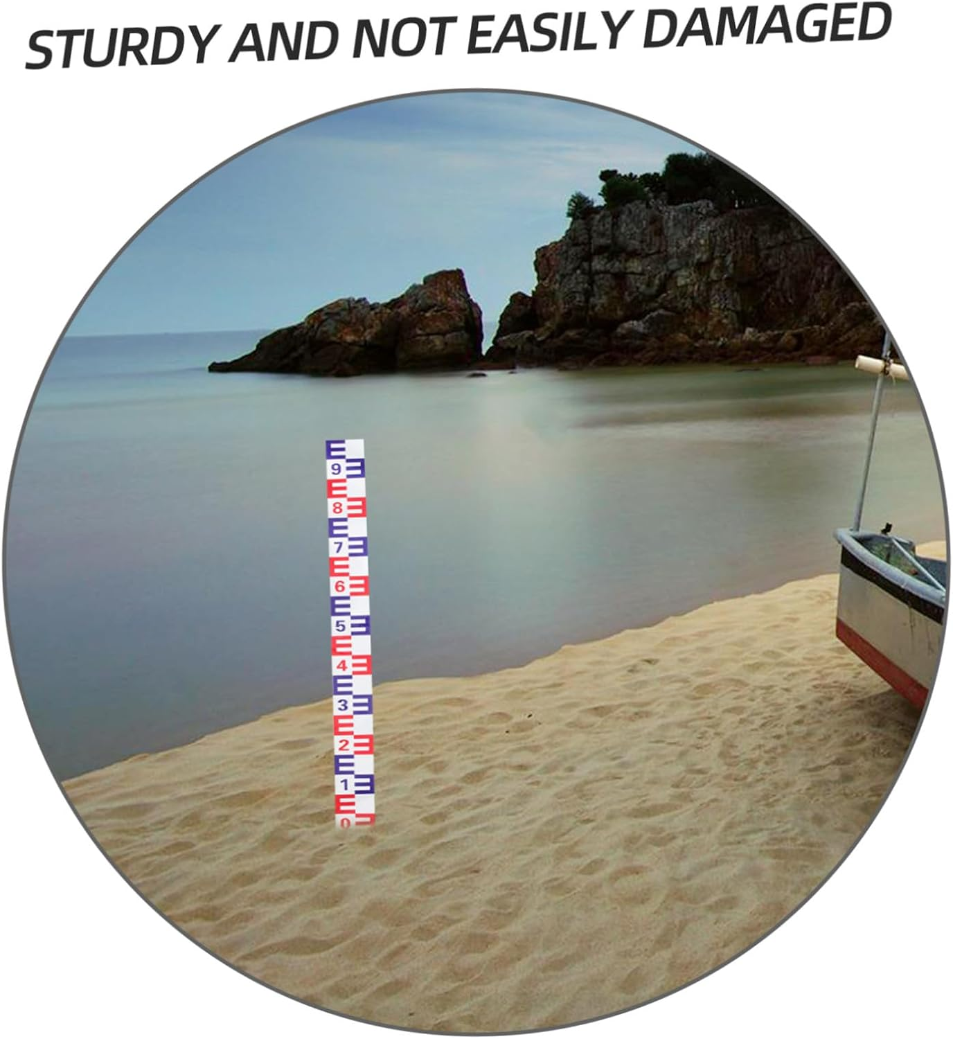 Totority 2Pcs Liquid Level Indicator Water Depth Gauge Pool Water Level Sticker Ruler Ruler Outdoor image number 2