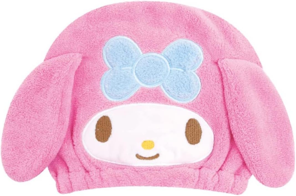 Sanrio Hello Kitty Towel Cap, Fluffy, Bath, Adults, Girls, Boys, Kids, Children, Swimming Pool, Towel Cap, Hair Dry Towel, Character, Hellolitty