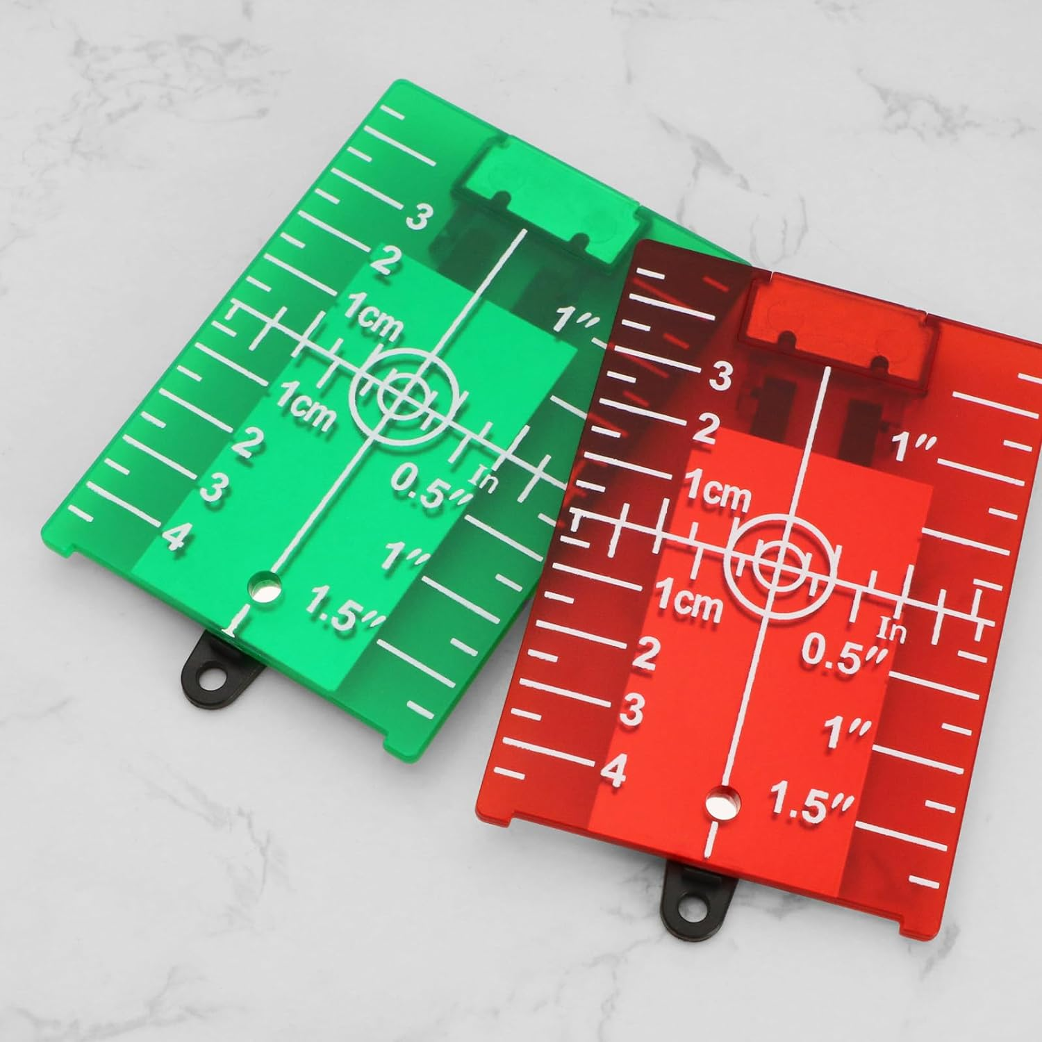 Create Idea 2Pcs Laser Level Reflector Target Board Bracket Reflector Target Board Reflection Target Plate for Alignment Laser Level Crosshair Laser Laser Measurement image number 6