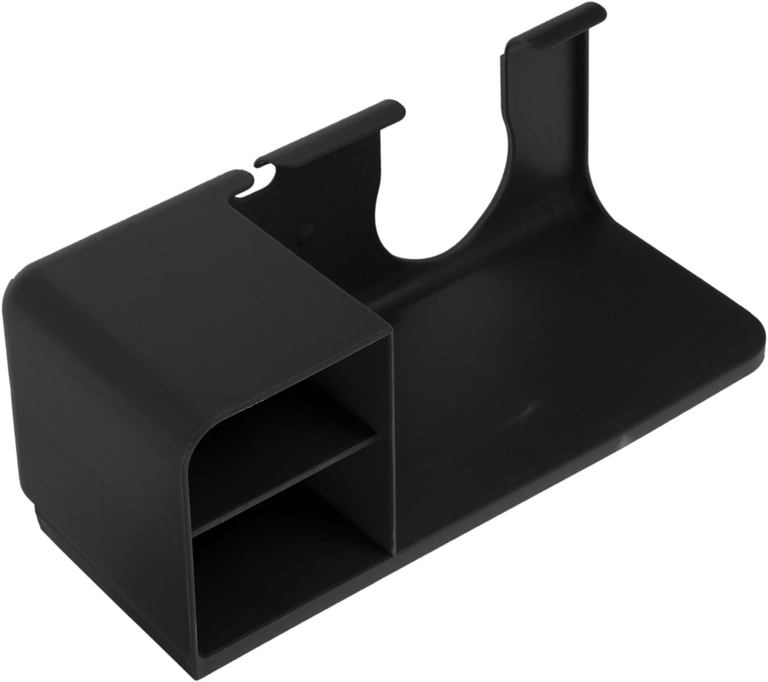 Outanaya Wall Mount Hair Dryer Holder Self-Adhesive Hair Tool Rack for Bathroom