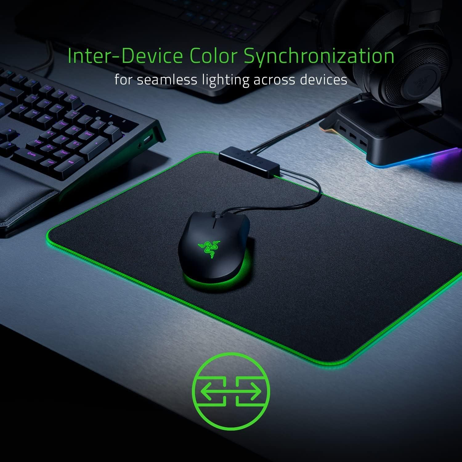 Razer Goliathus Chroma Mouse Mat, Black (RZ02-02500100-R3M1) image number 4