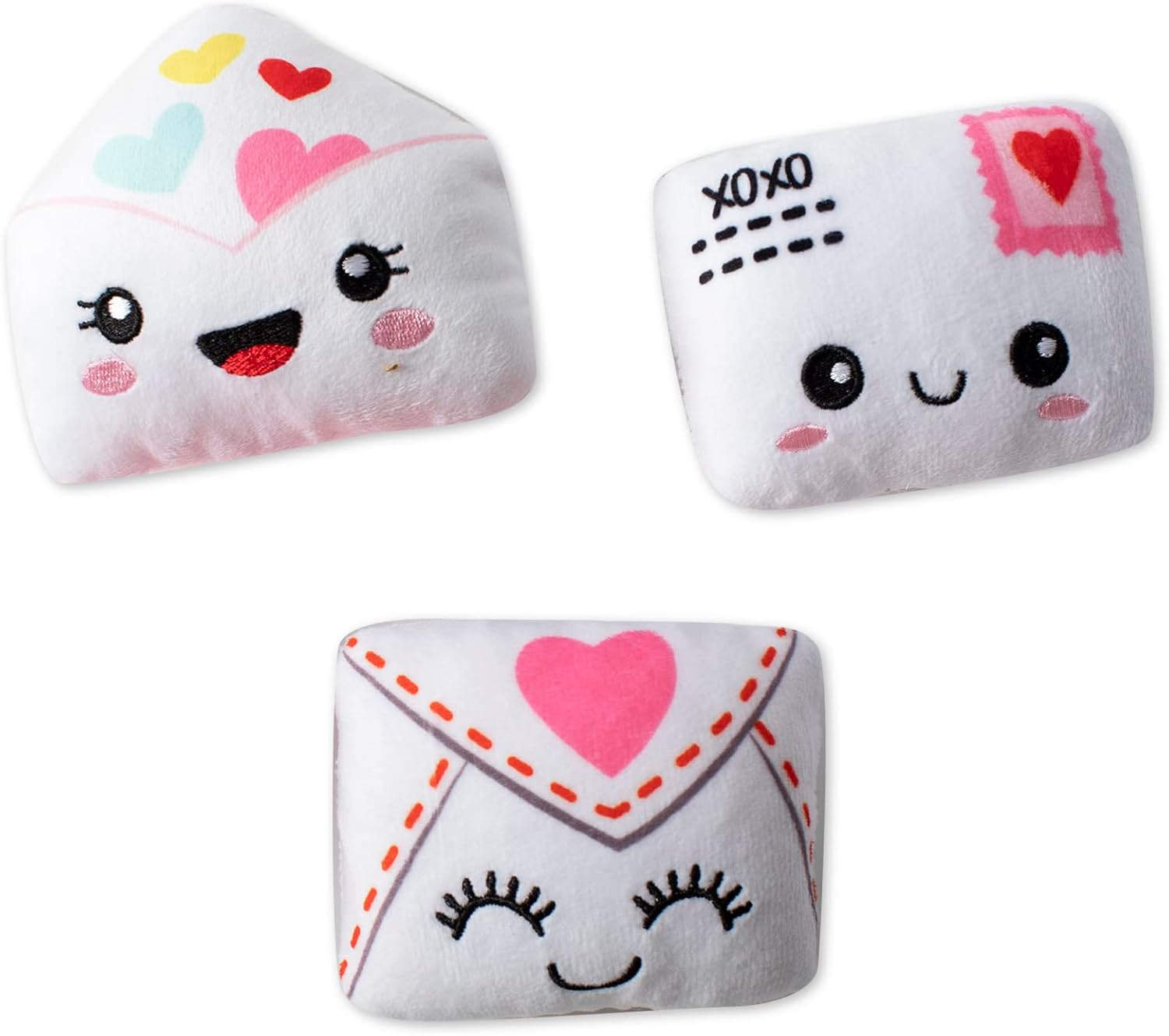 Fringe Studio Plush Dog Toy, 3 Pieces Set, Sealed with a Kiss, Pet Shop Collection (289534) image number 1