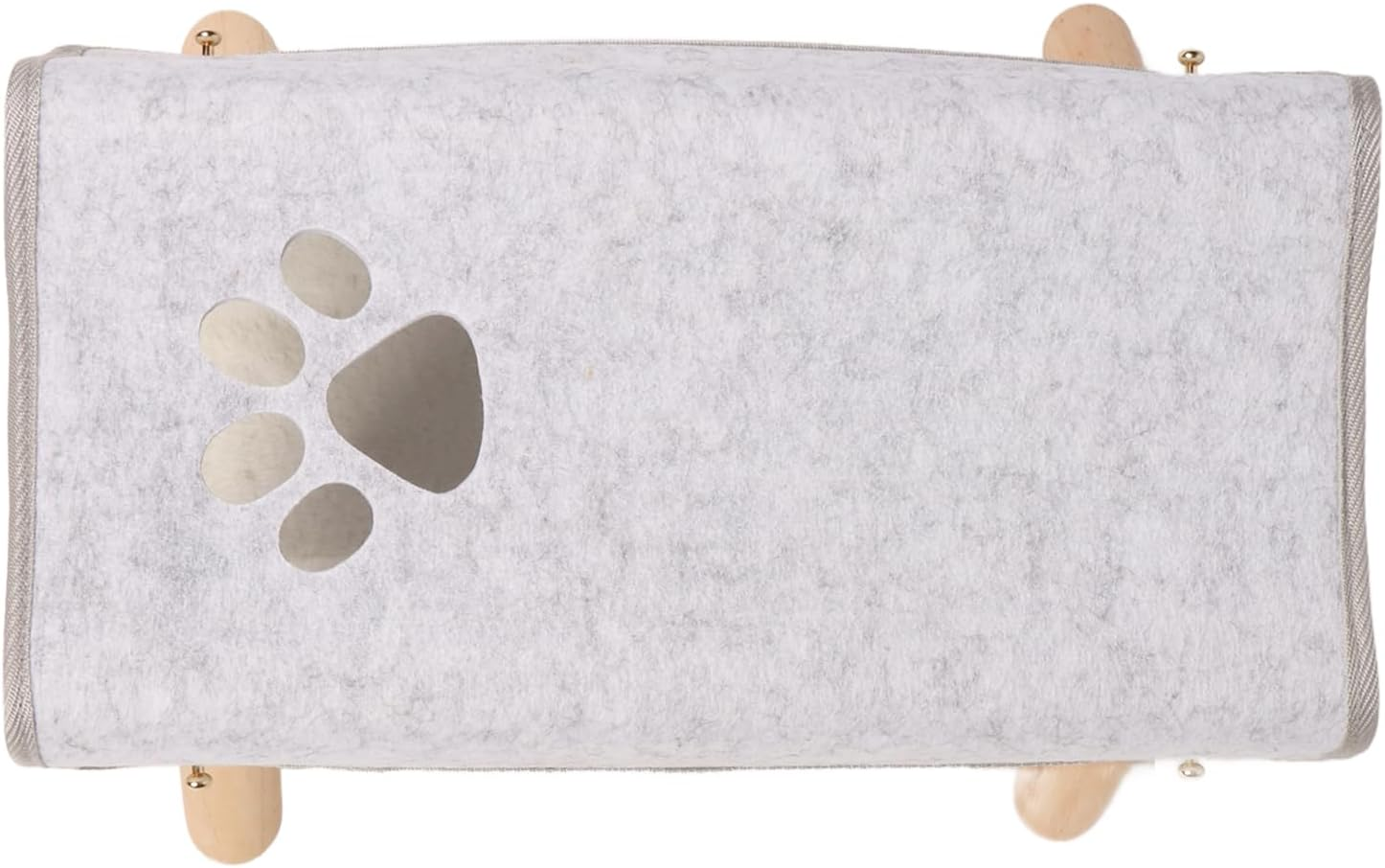 Cat Tunnel Bed, Pet Felt Tunnel Bed, Four Seasons Available Cat Nest, Detachable, Comfortable and Safe, for Small Pets Rabbits, Kittens, Puppy, 16.5X13.0X8.7In
