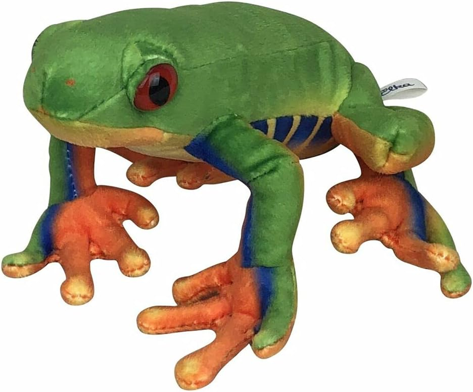 Elka Australia 2899-23 Green Tree Frog Soft Plush Toy, 23 Cm image number 1