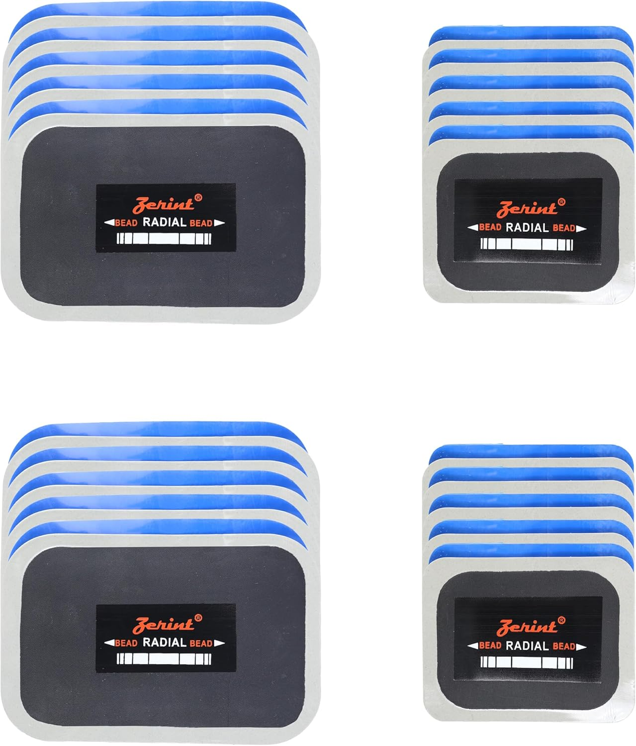 5" X 3" 2 Ply 9Pcs Radial Repair Patch, Heavy Duty Tire Patches, Tire Puncture Repair Patch for Car Truck Bus Tractor Agricultural Vehicles (TP-R07) image number 5