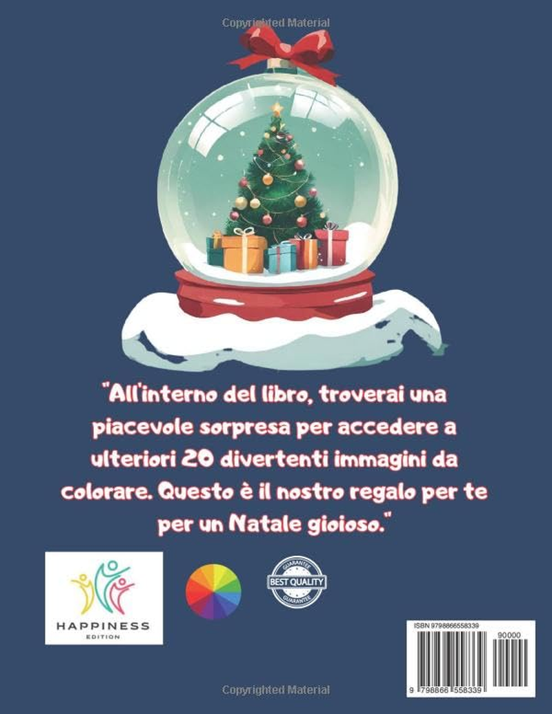 Natale Album Da Colorare per Bambini Con 100 Disegni Magici per Celebrare L'Atmosfera Natalizia. Attivit&agrave; per Bambini Che Stimolano La Fantasia Che ... Pieno Di Amore E Colora Il Natale Con Chi Ami