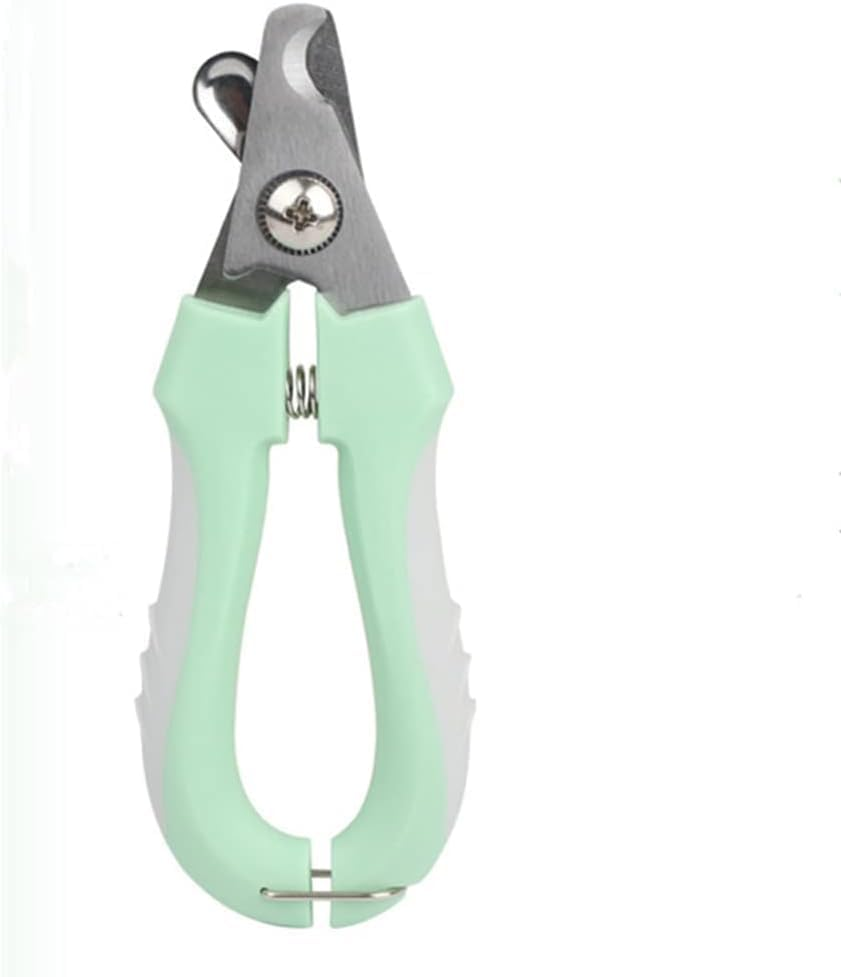 Coehaopikepet Nail Trimmer with Safety Guard to Avoid Over-Cutting Nails, Dog Nail Clipper, Cat Nail Clipper(15.2 * 5.3Cm, Mint Green)