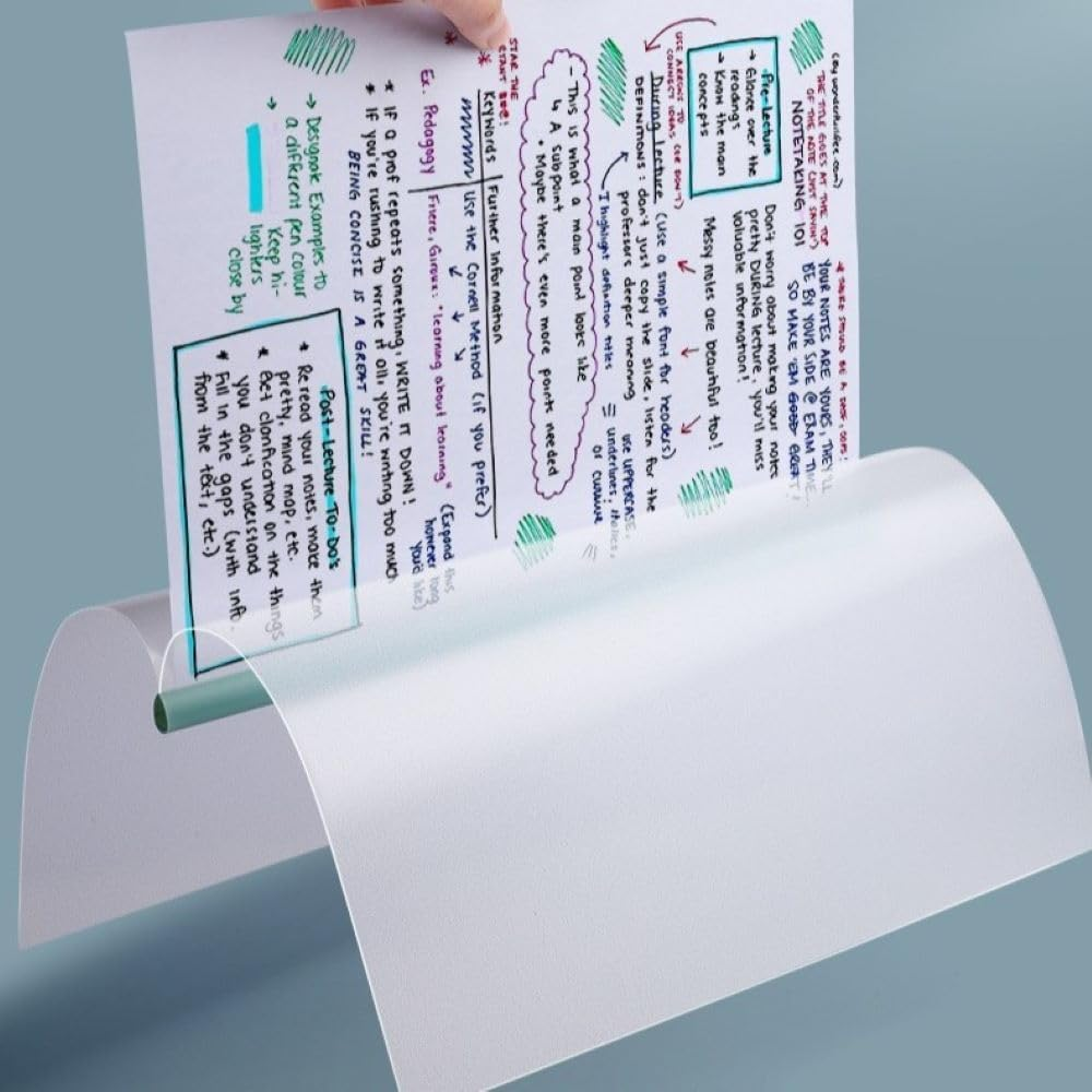 A4 Size File Document Report Cover Folder Display Presentation Clear Pockets Durable Sleeve School Office Business Report Study Paper Storage Organiser (10X Clamp Report Covers) image number 6